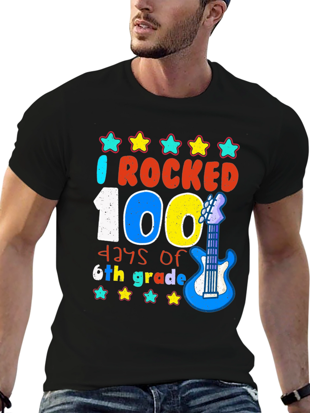 I Rocked 100 Days of 6th Grade T-Shirt