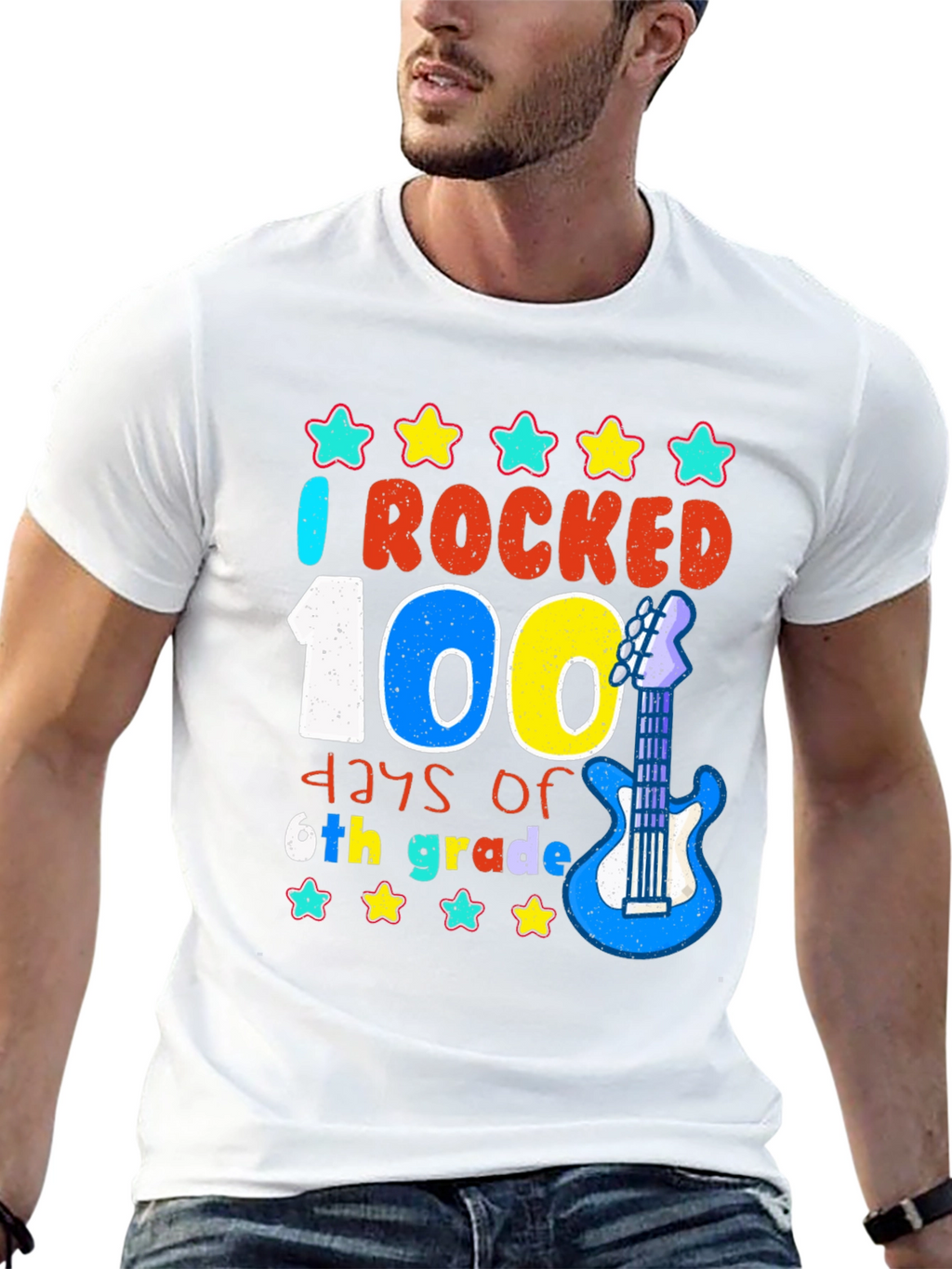 I Rocked 100 Days of 6th Grade T-Shirt