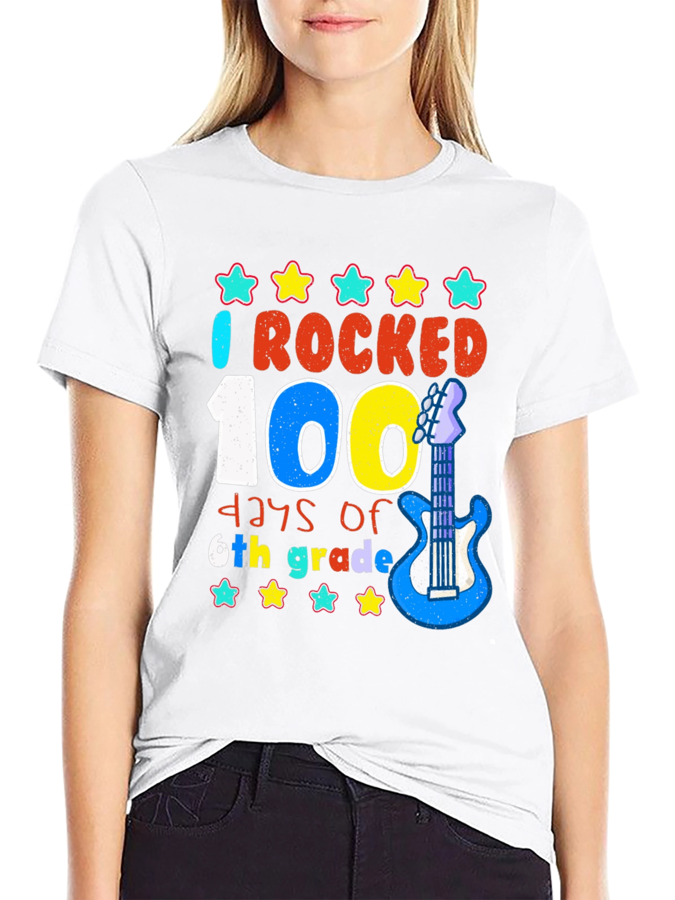 I Rocked 100 Days of 6th Grade T-Shirt