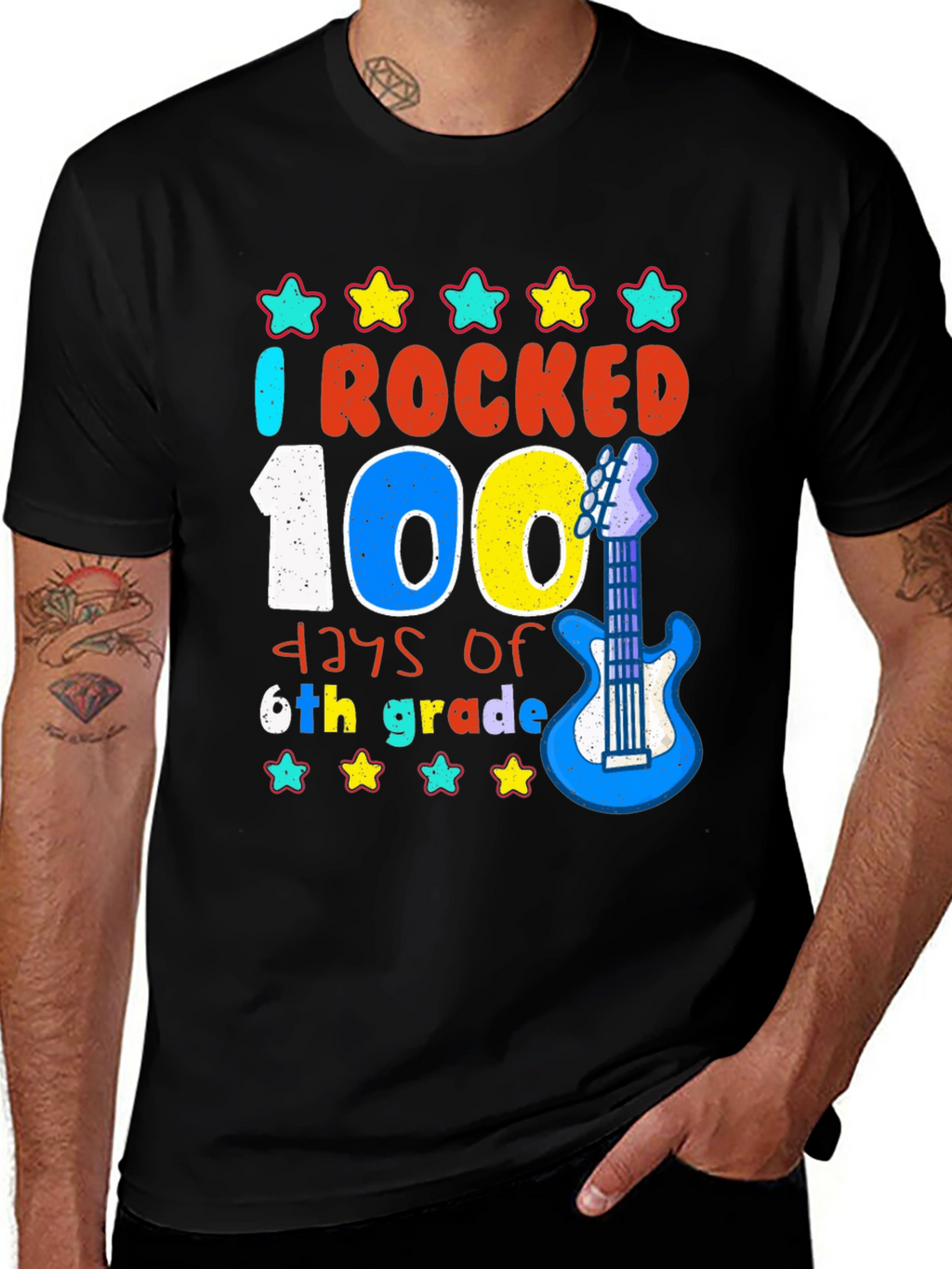 I Rocked 100 Days of 6th Grade T-Shirt