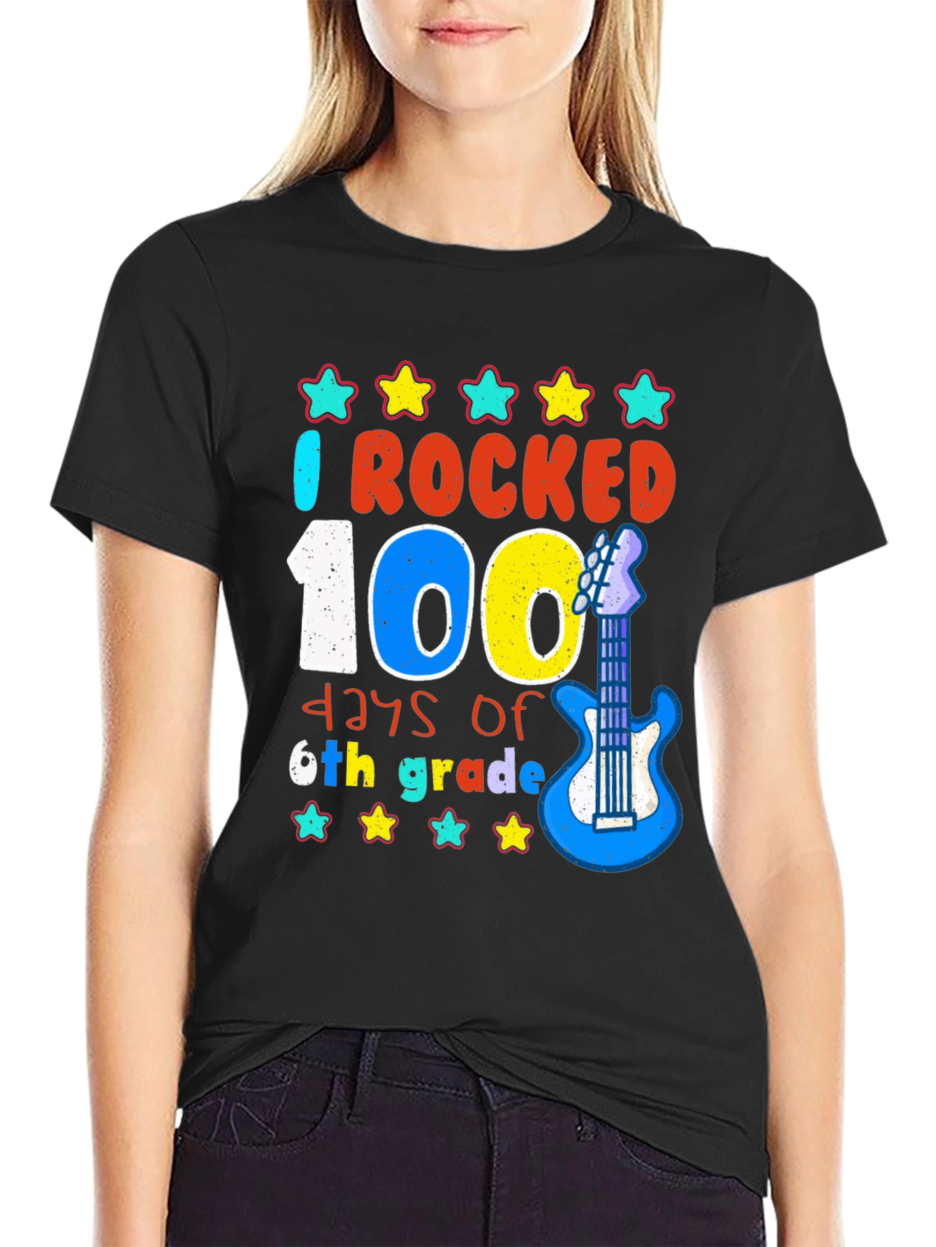 I Rocked 100 Days of 6th Grade T-Shirt