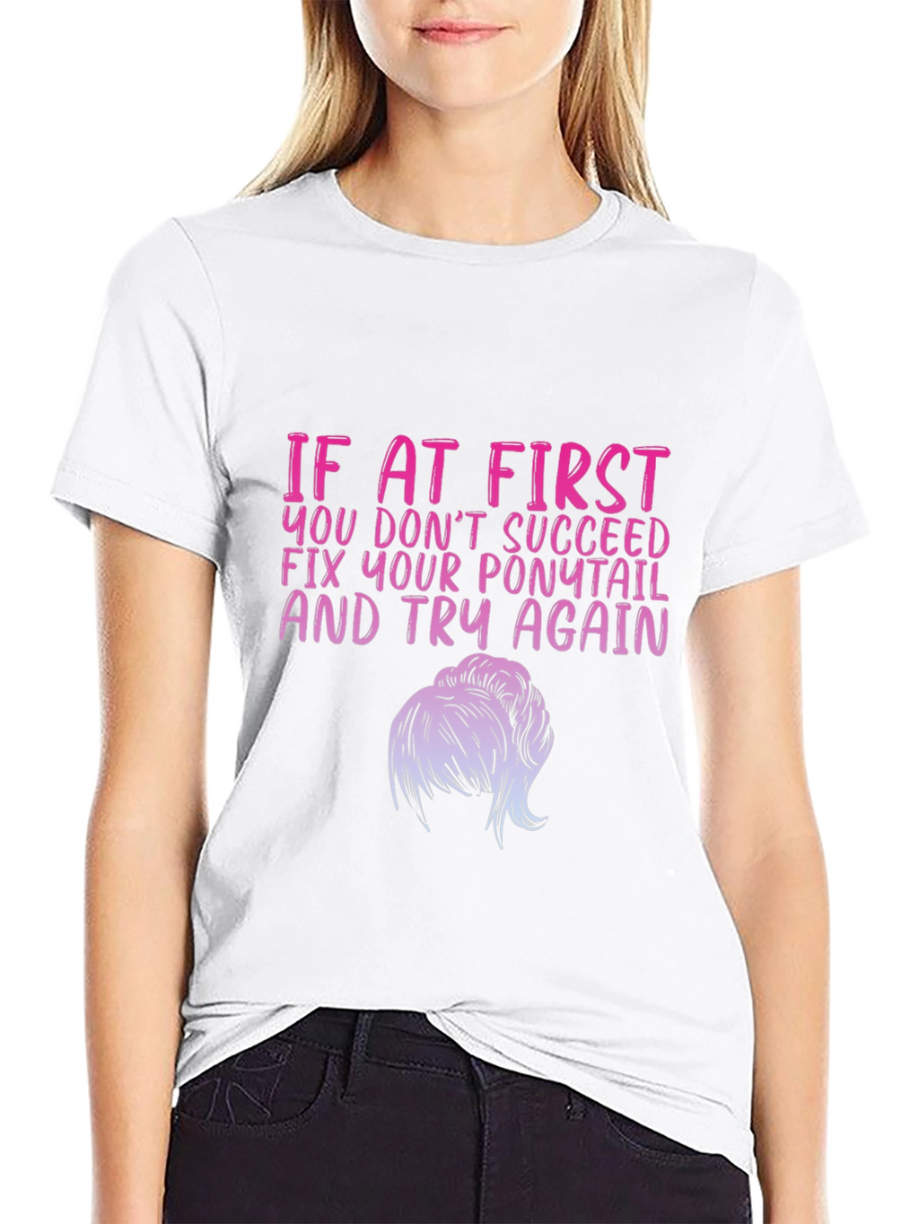 Fix Your Ponytail Graphic Tee