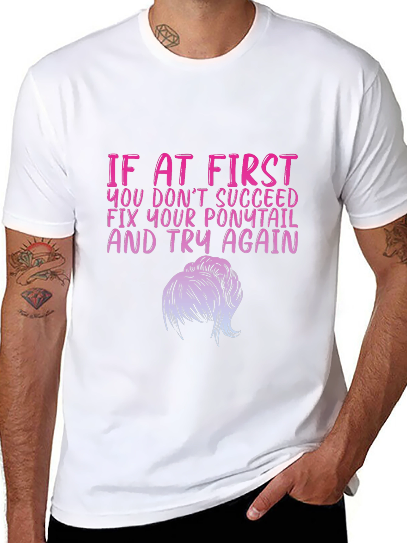 Fix Your Ponytail Graphic Tee