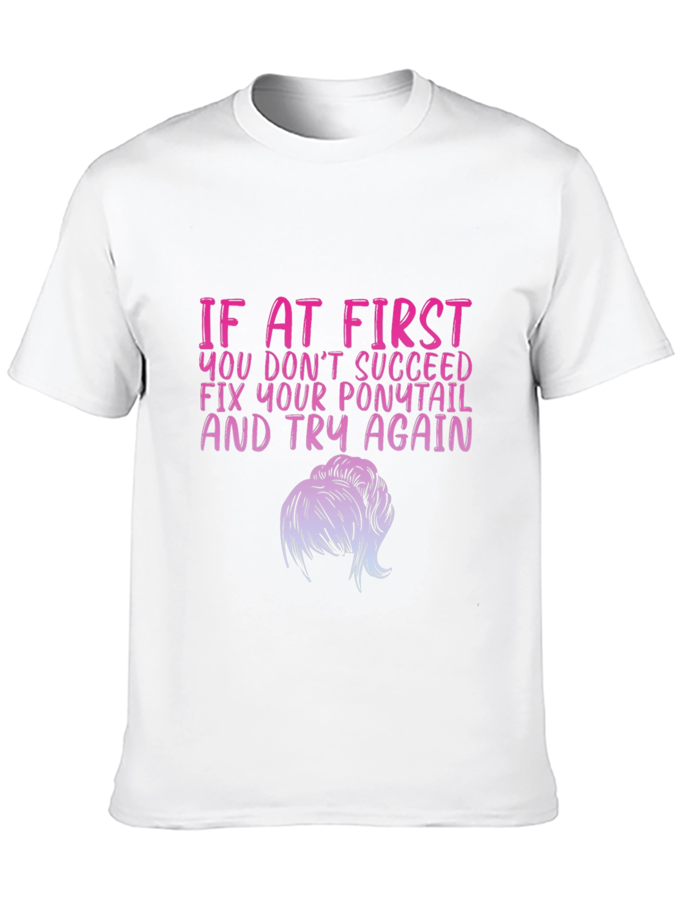 Fix Your Ponytail Graphic Tee