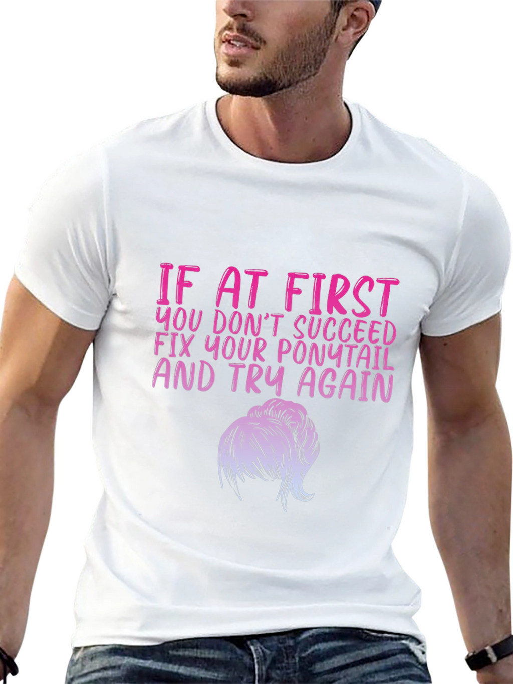 Fix Your Ponytail Graphic Tee
