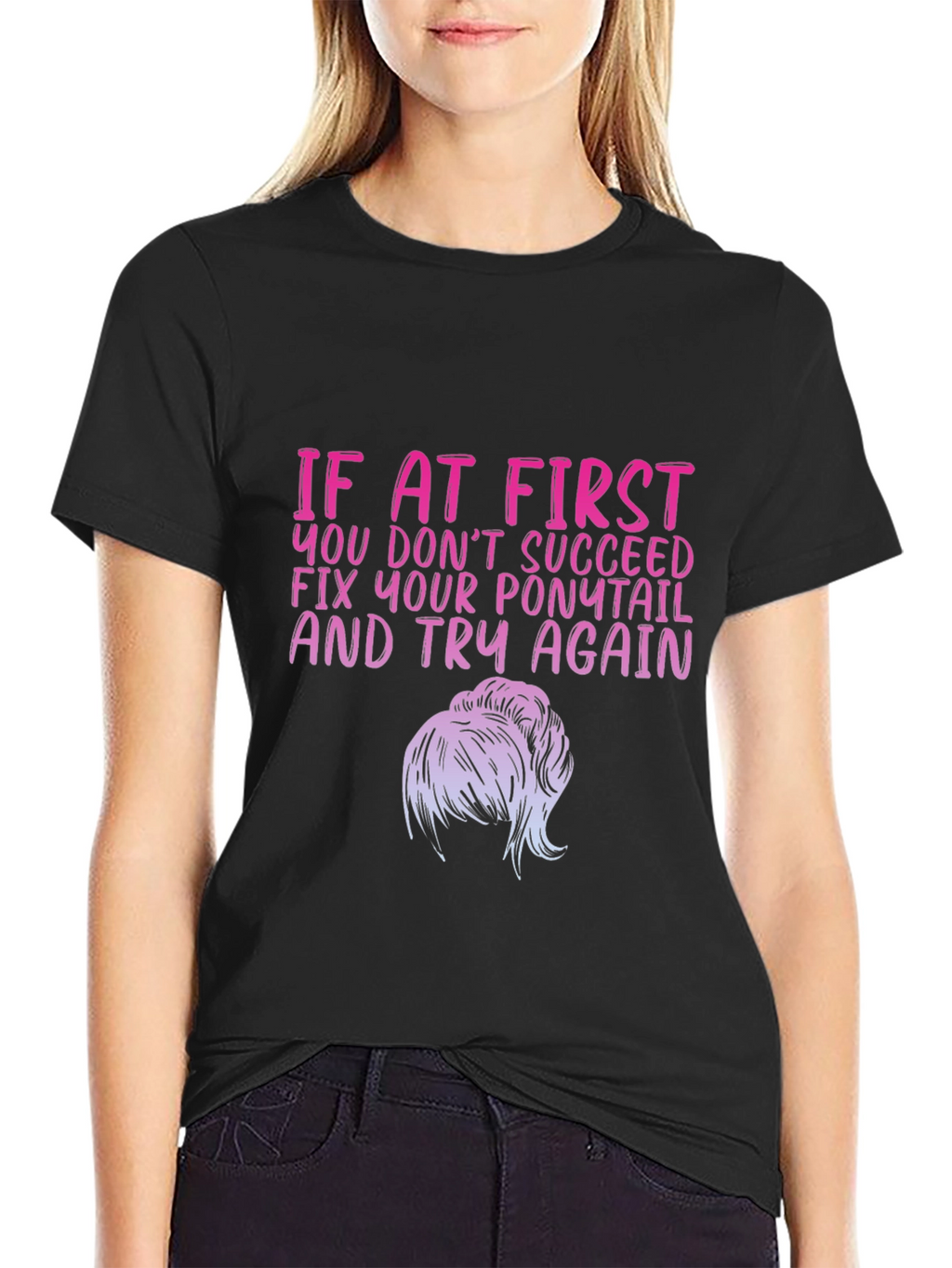 Fix Your Ponytail Graphic Tee