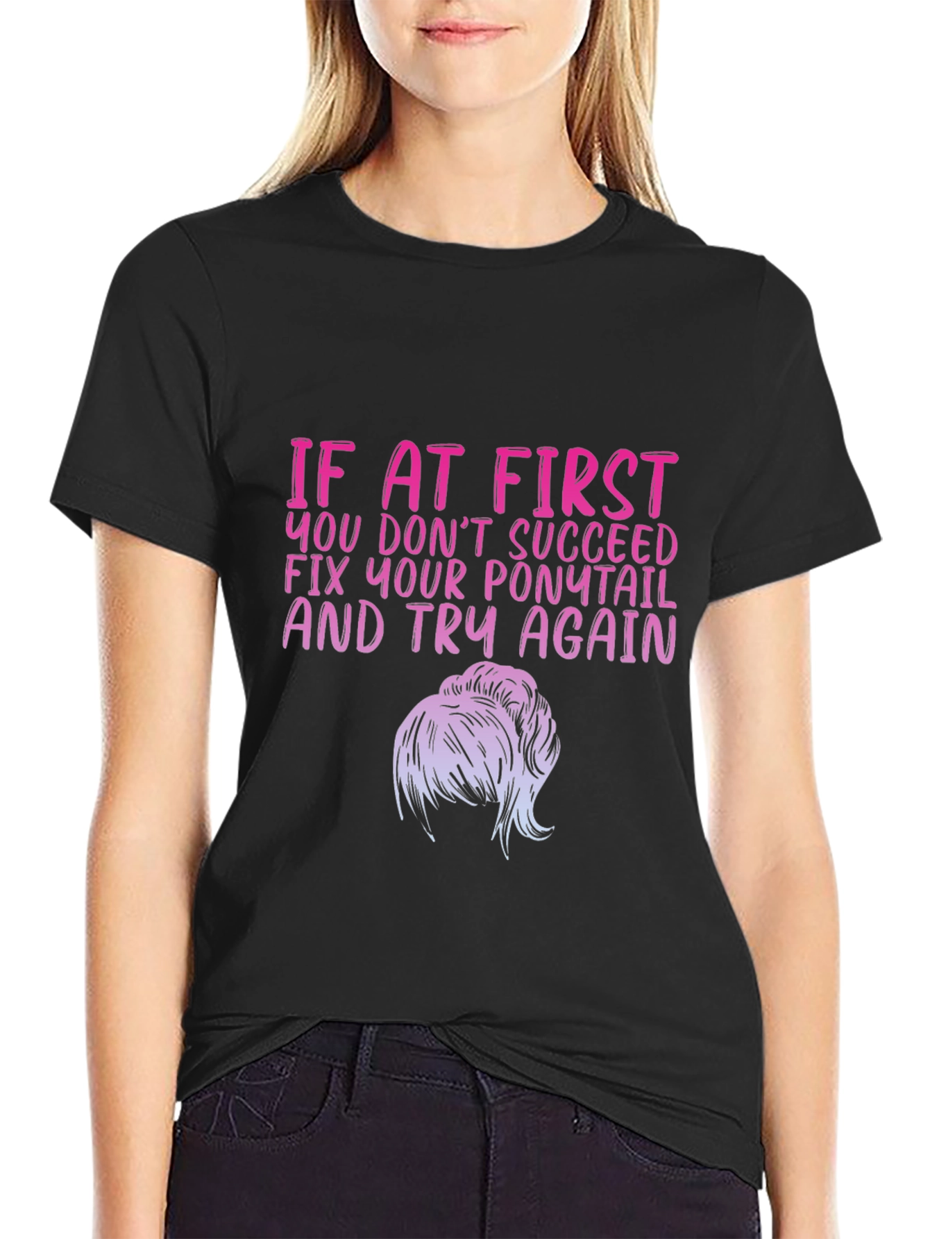 Fix Your Ponytail Graphic Tee