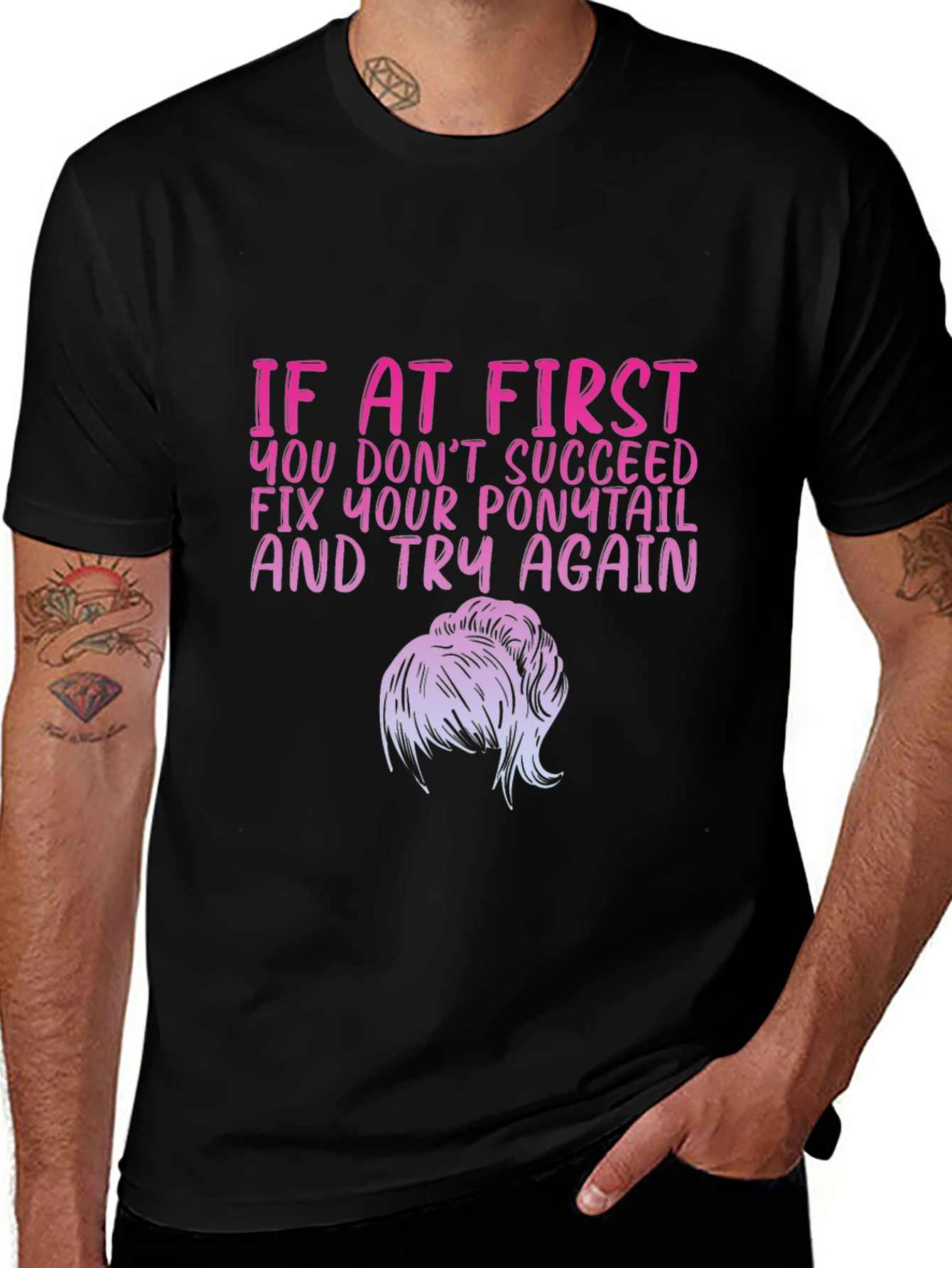 Fix Your Ponytail Graphic Tee