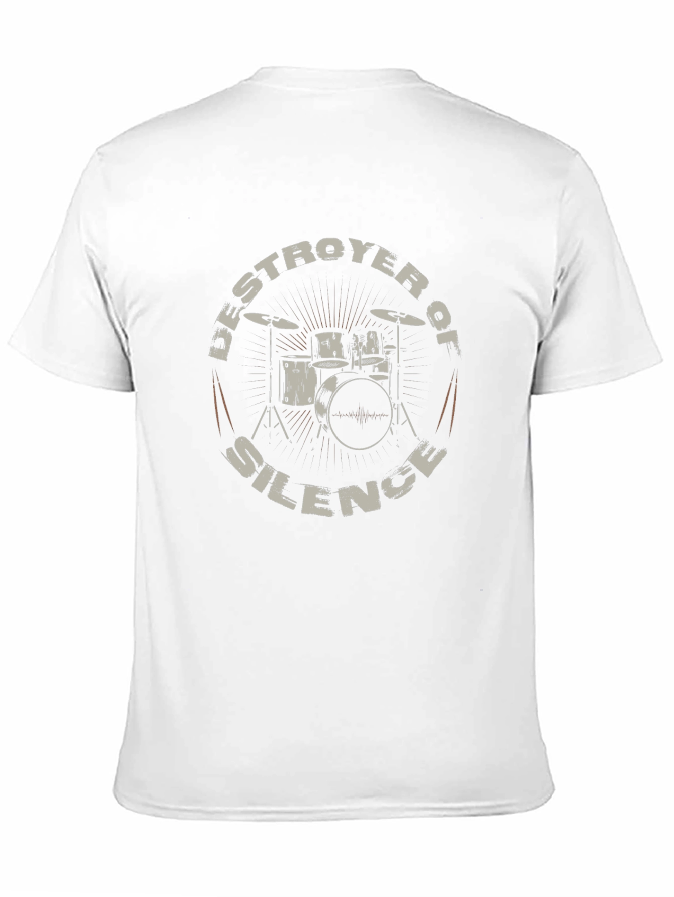 Destroyer of Silence Drum Kit Graphic Tee