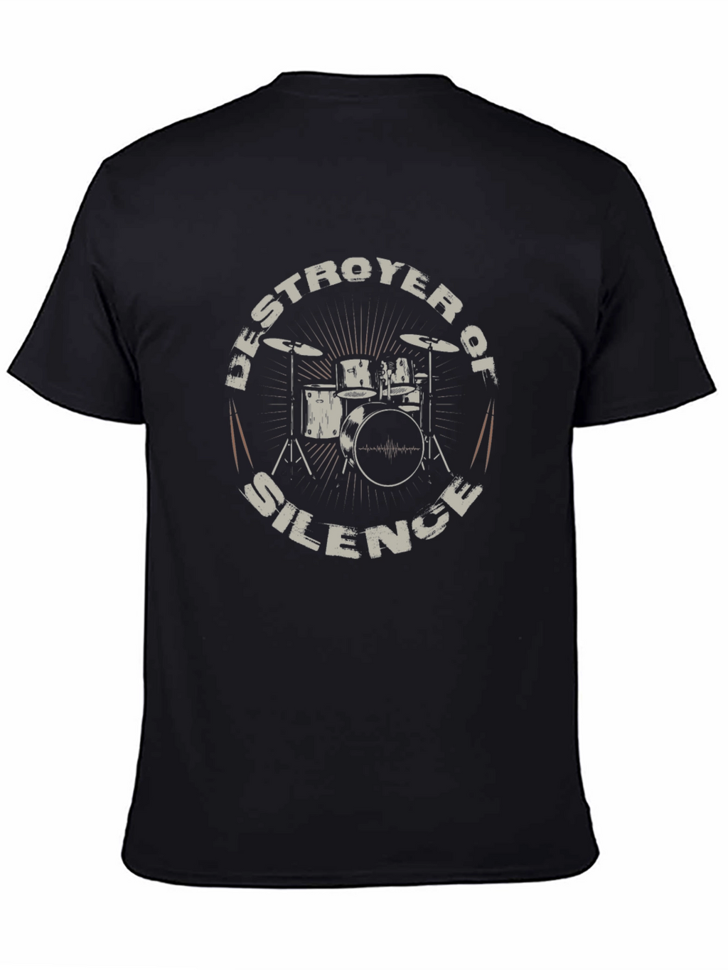 Destroyer of Silence Drum Kit Graphic Tee
