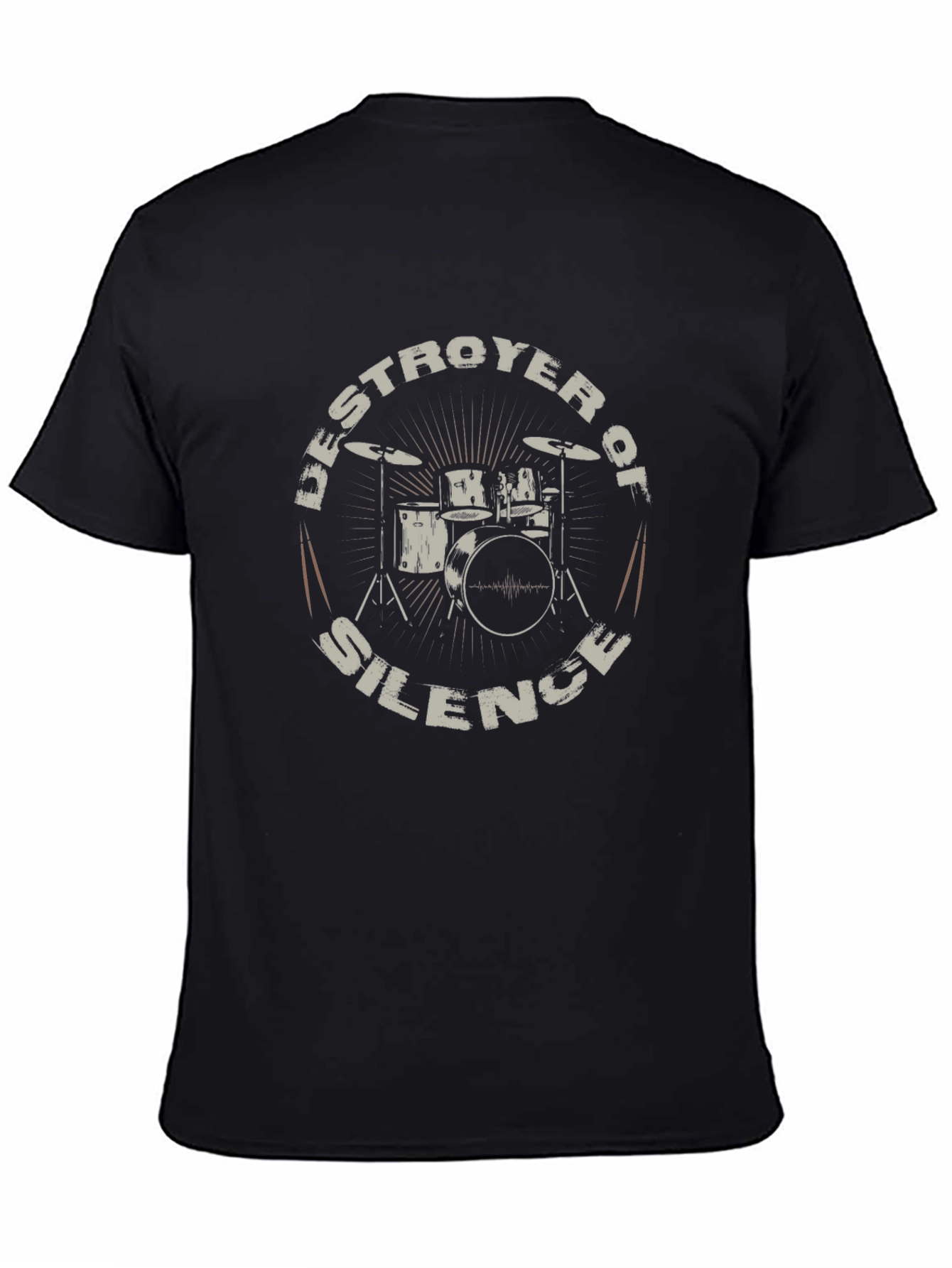 Destroyer of Silence Drum Kit Graphic Tee