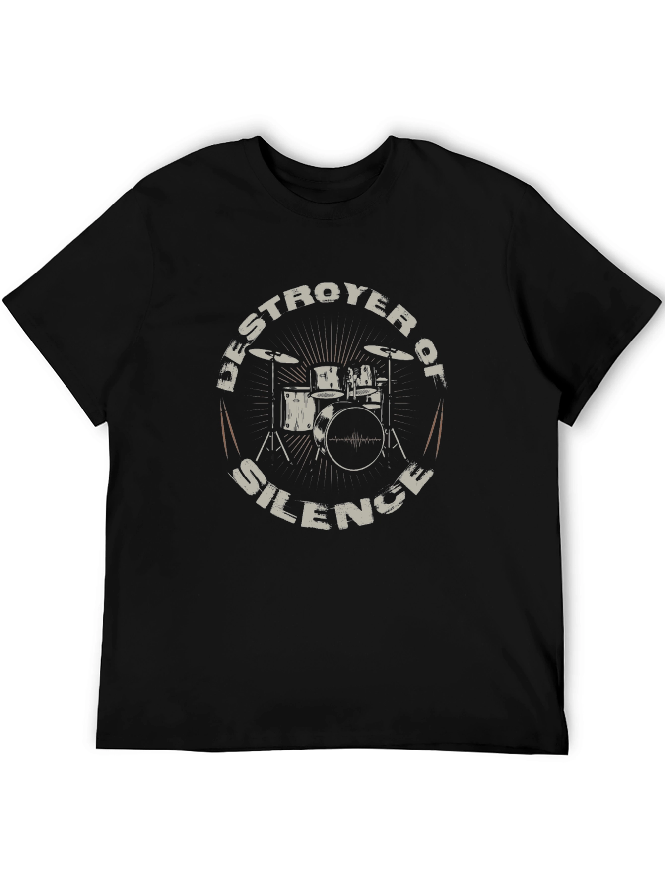 Destroyer of Silence Drum Kit Graphic Tee