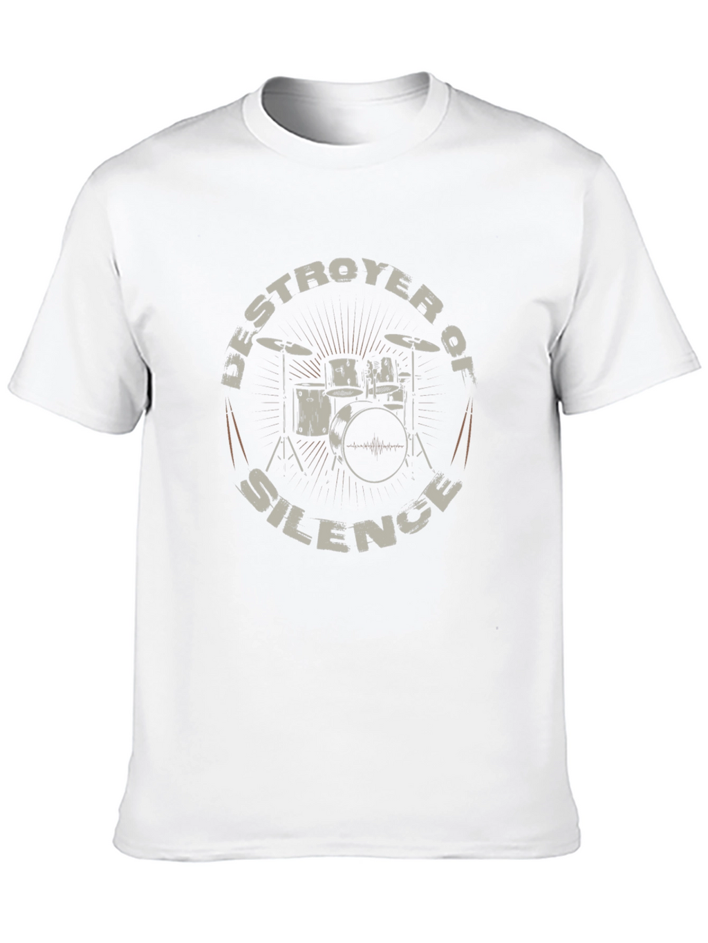 Destroyer of Silence Drum Kit Graphic Tee