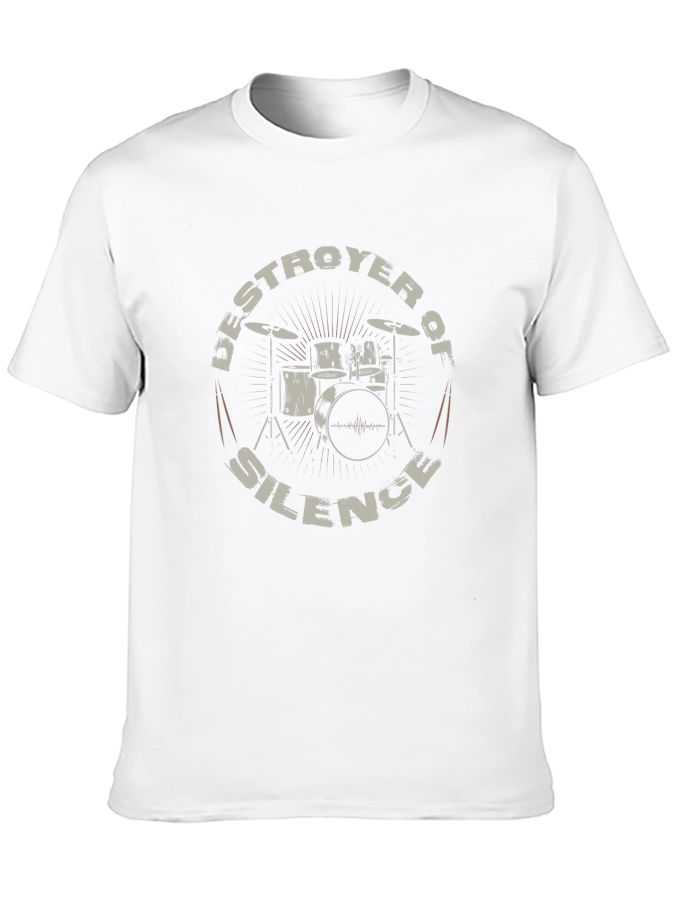 Destroyer of Silence Drum Kit Graphic Tee