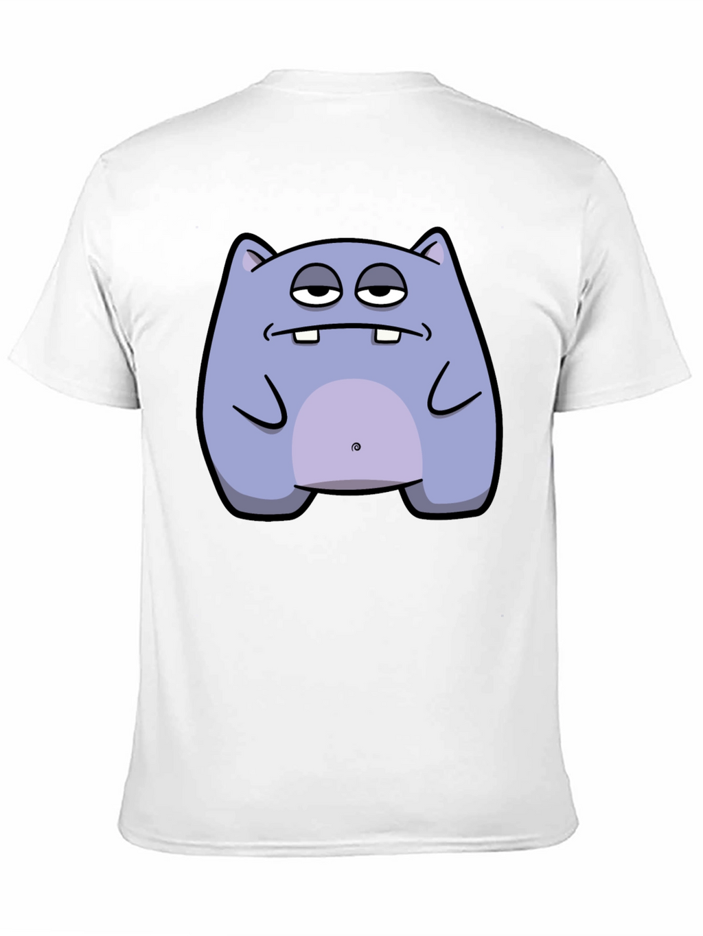 Funny Cartoon Monster Graphic T-Shirt