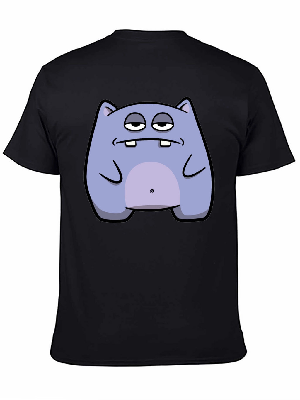 Funny Cartoon Monster Graphic T-Shirt
