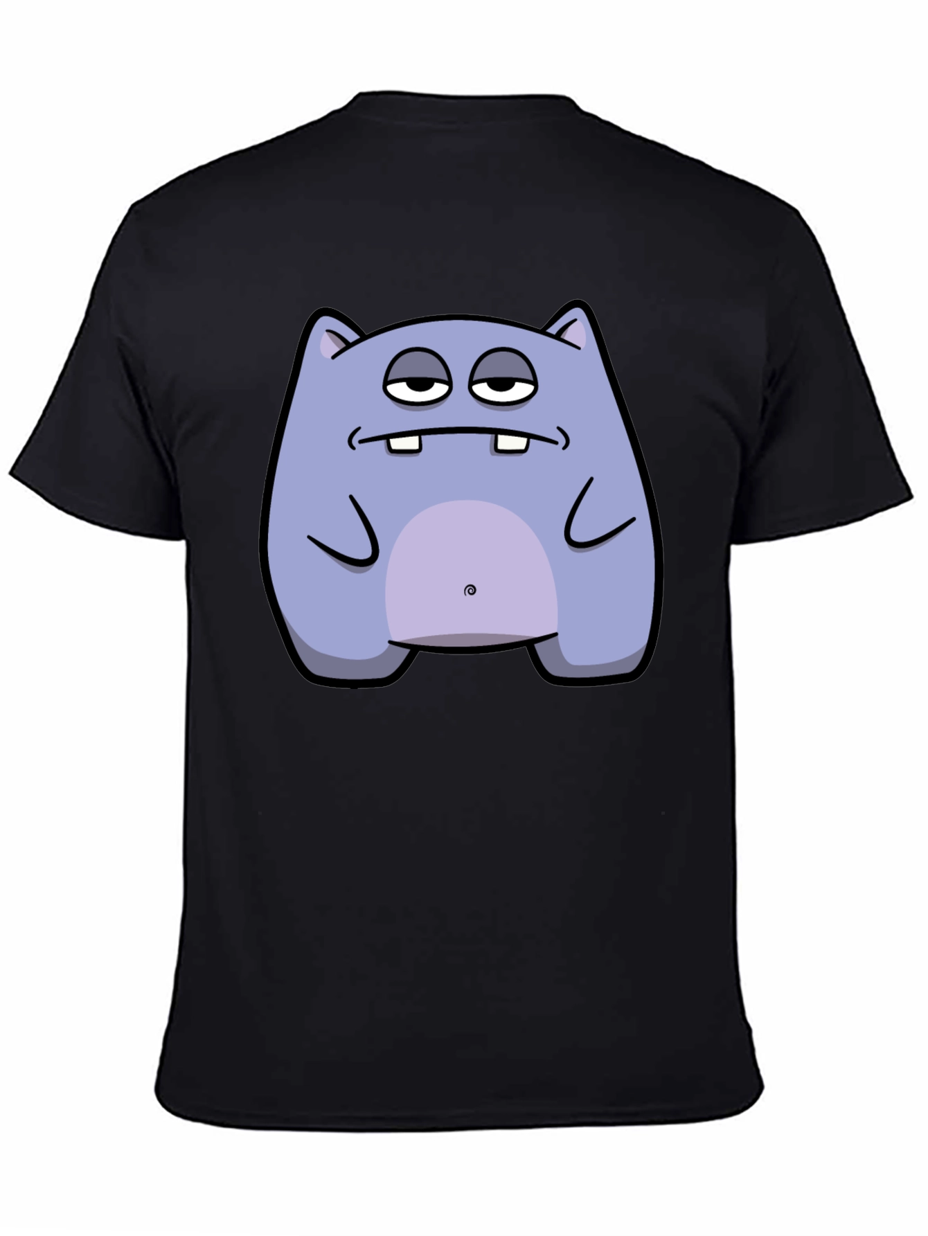 Funny Cartoon Monster Graphic T-Shirt