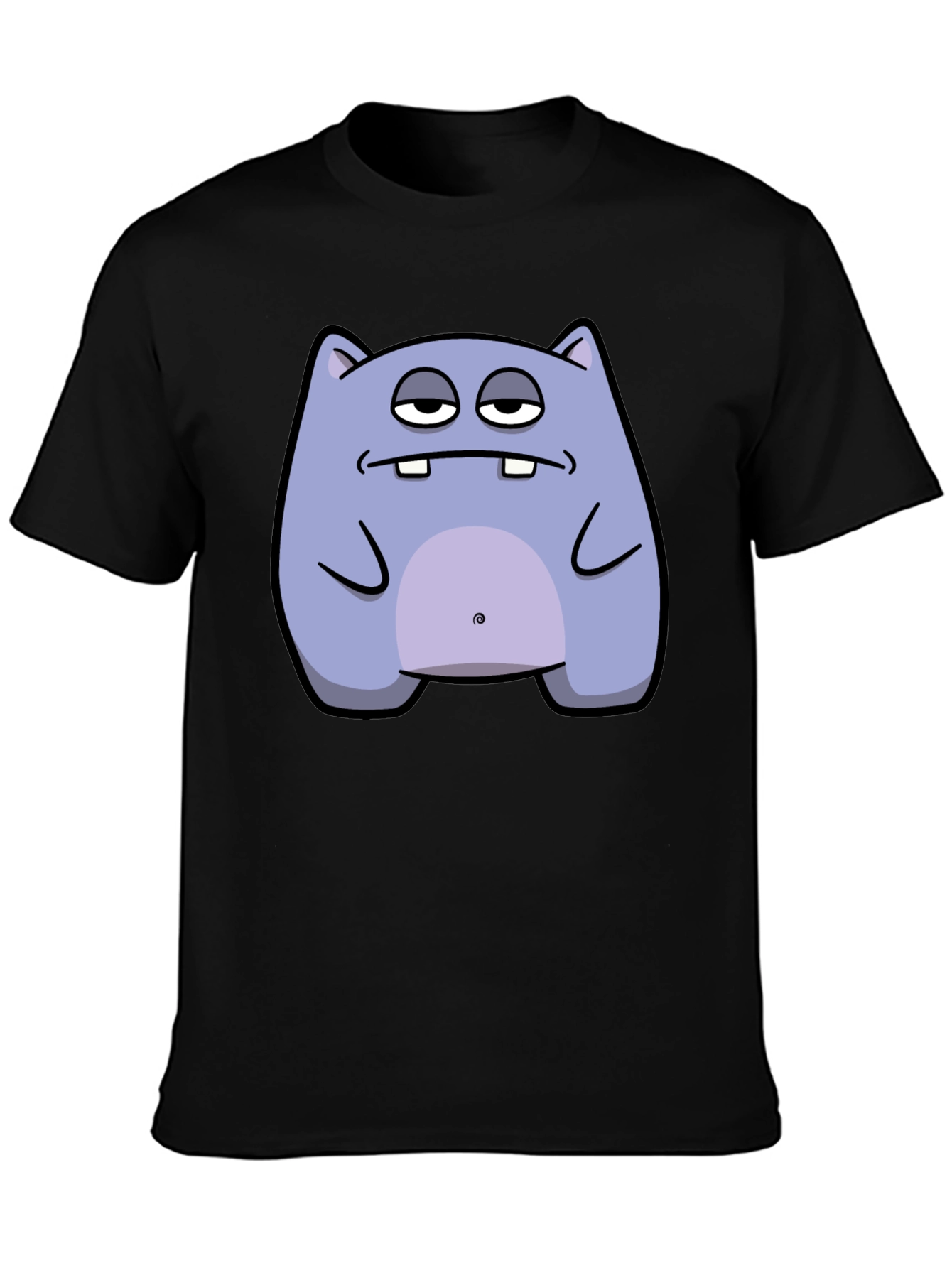 Funny Cartoon Monster Graphic T-Shirt