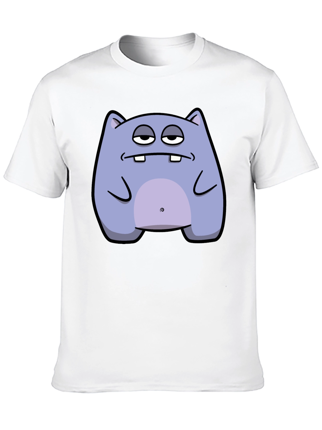 Funny Cartoon Monster Graphic T-Shirt