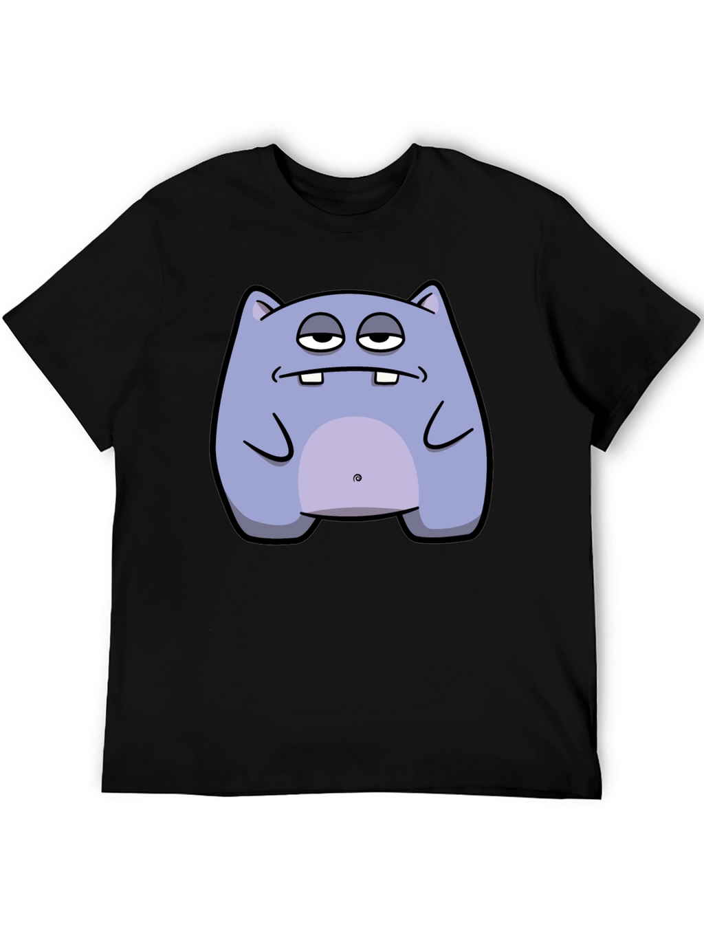Funny Cartoon Monster Graphic T-Shirt