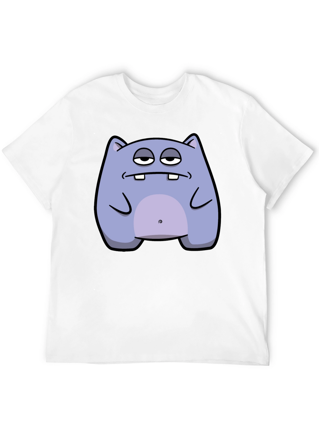 Funny Cartoon Monster Graphic T-Shirt