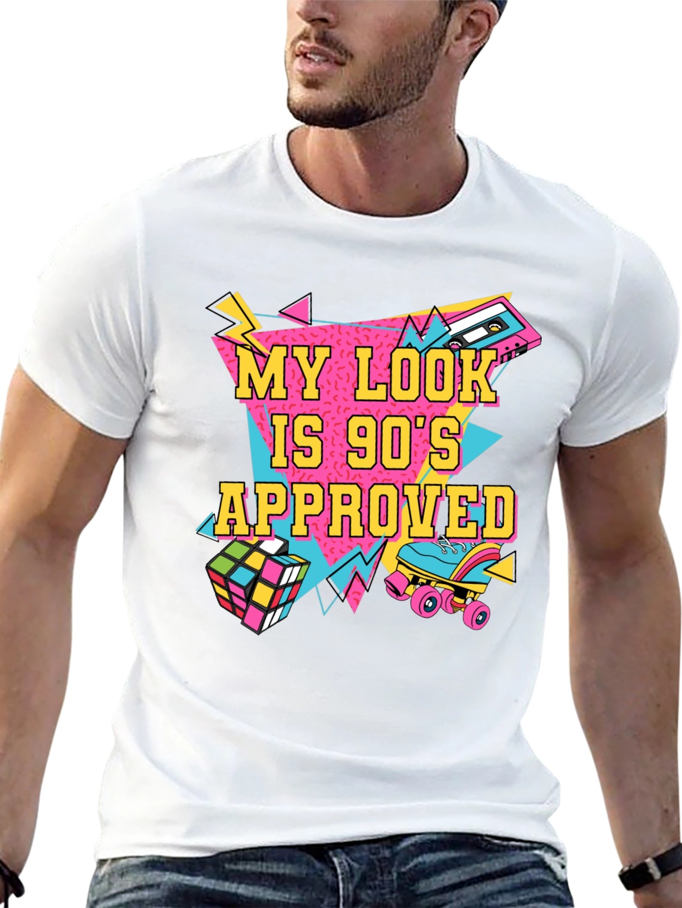 90s Approved Graphic T-Shirt - Retro Style