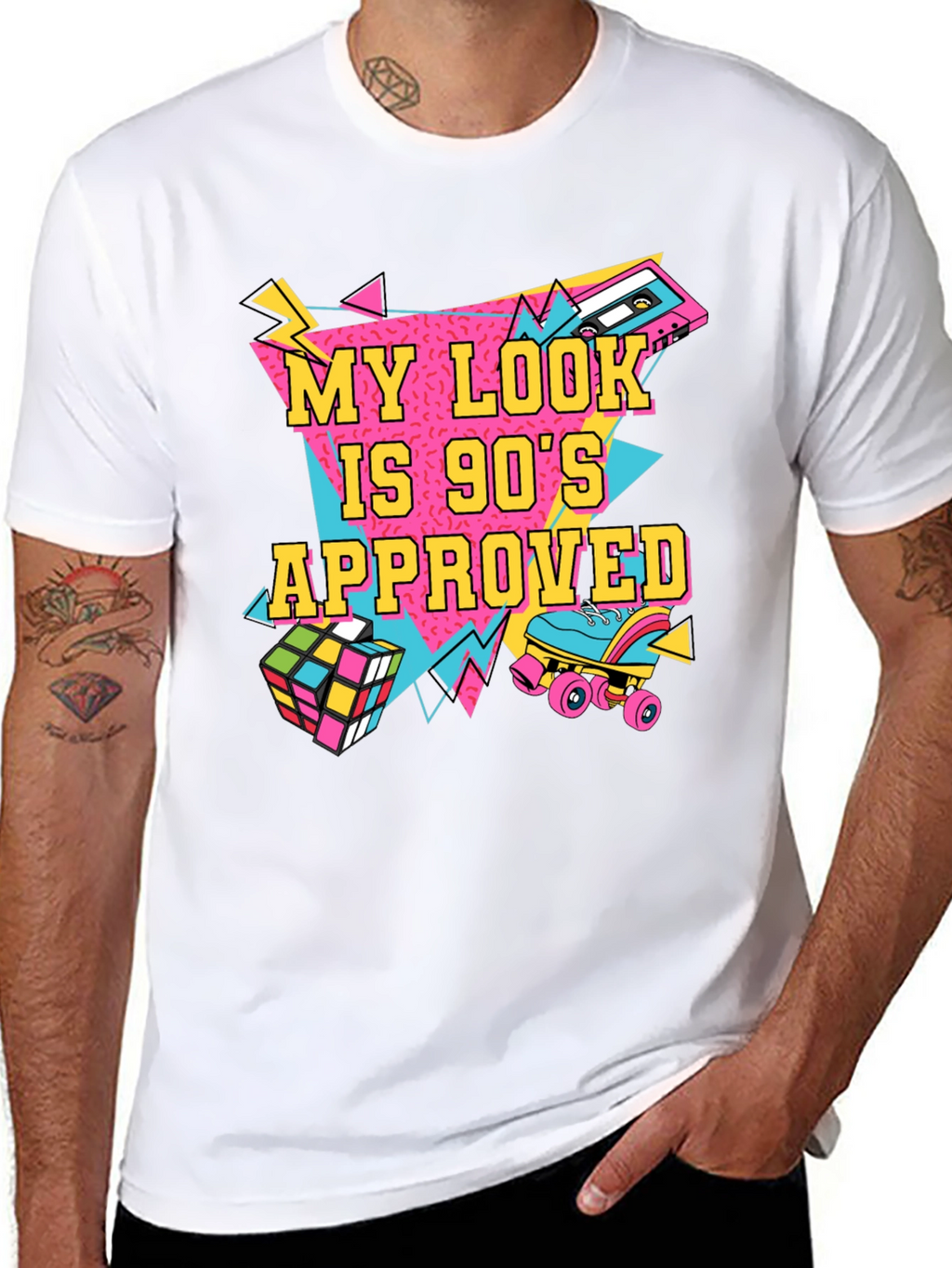 90s Approved Graphic T-Shirt - Retro Style