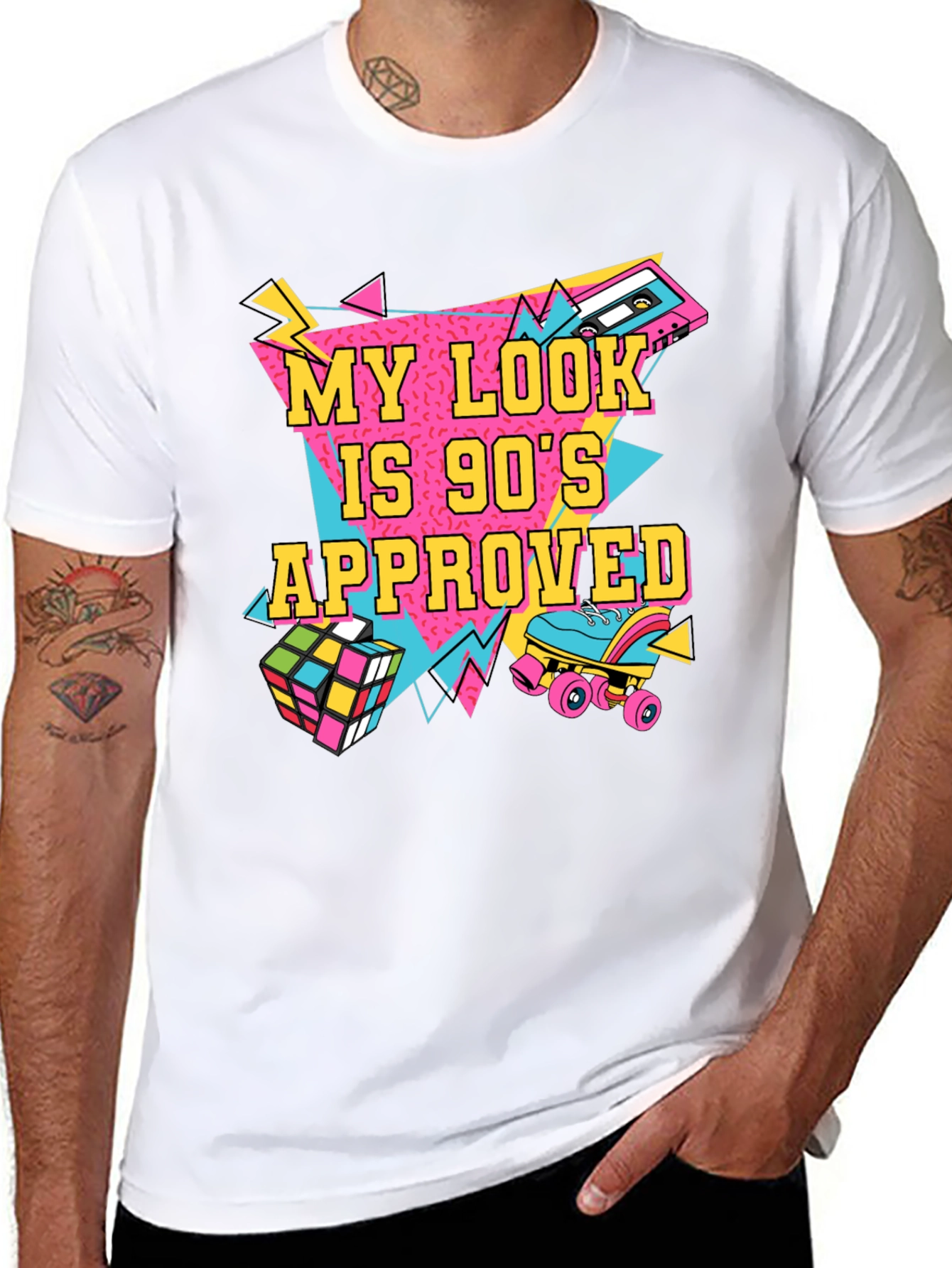 90s Approved Graphic T-Shirt - Retro Style