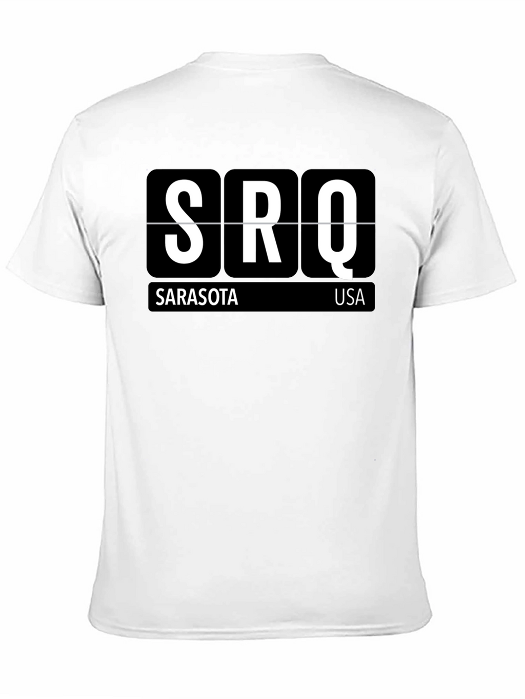 Sarasota Airport Code SRQ Black T-Shirt