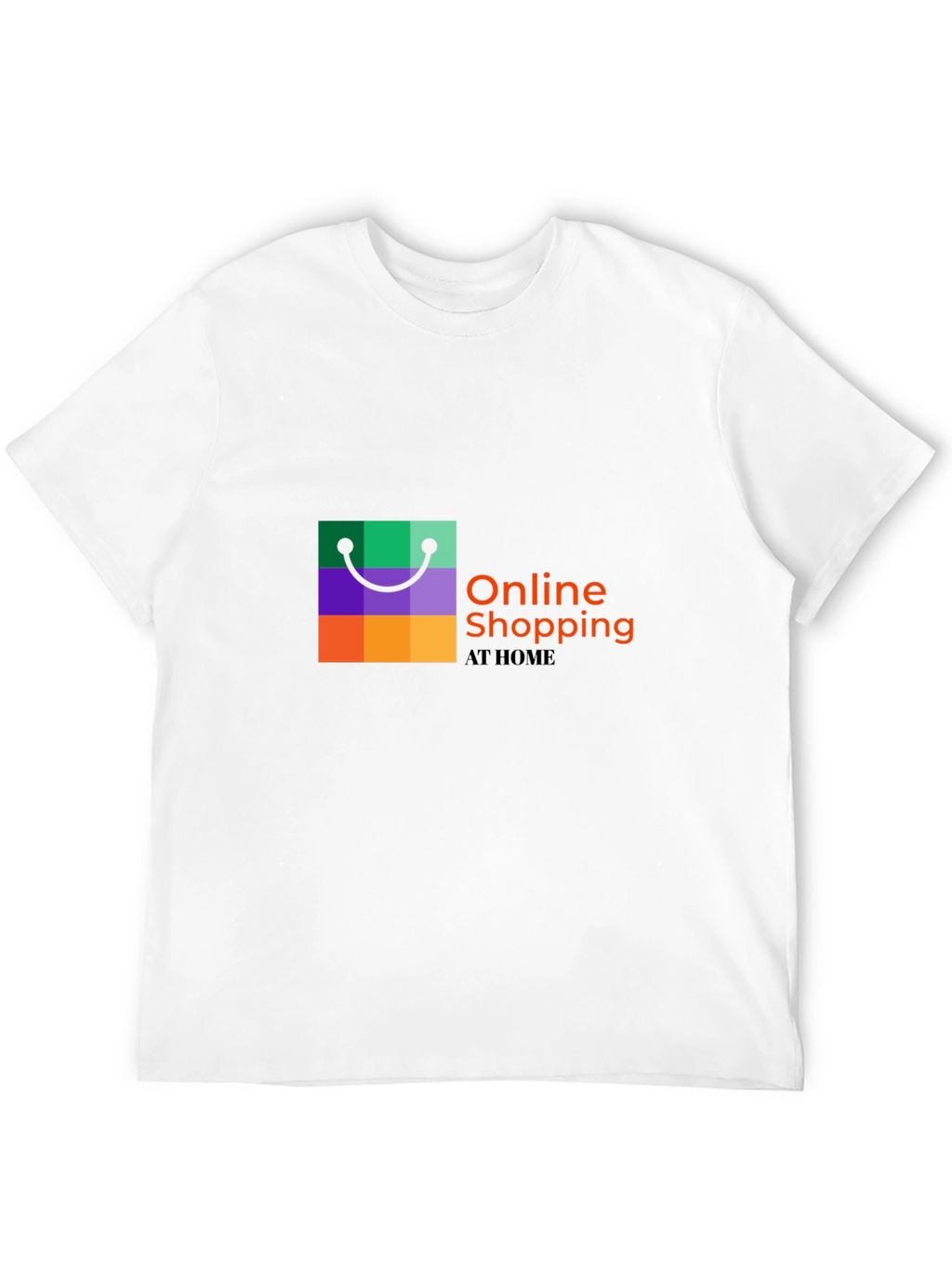 Online Shopping Black T-Shirt