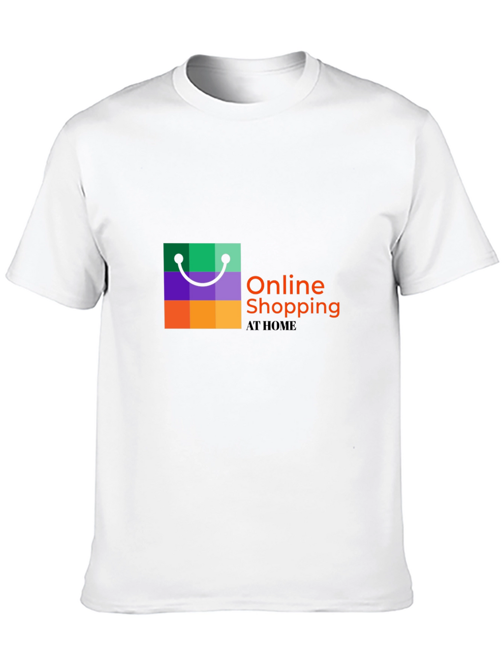 Online Shopping Black T-Shirt