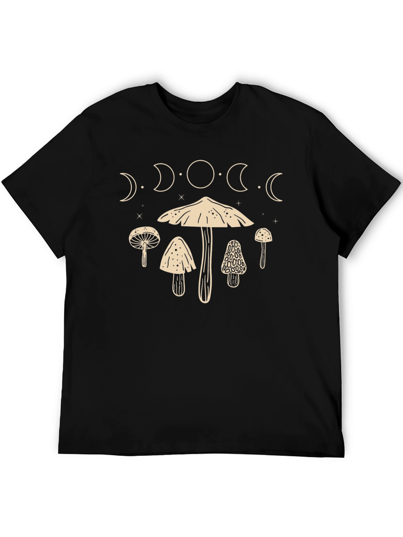 Mushroom Moon Phase Graphic Tee