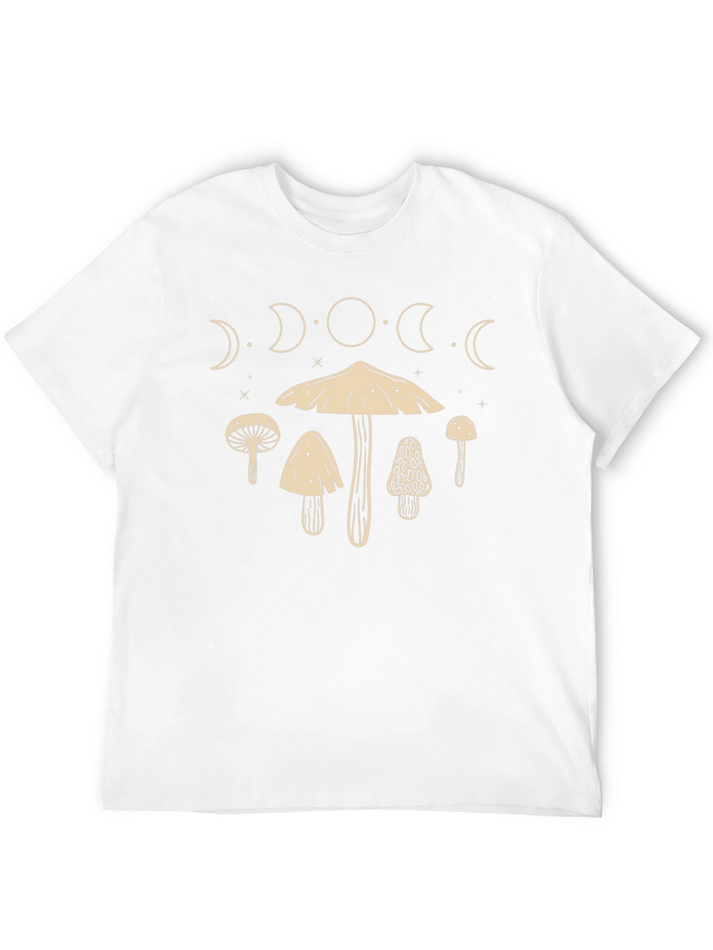 Mushroom Moon Phase Graphic Tee
