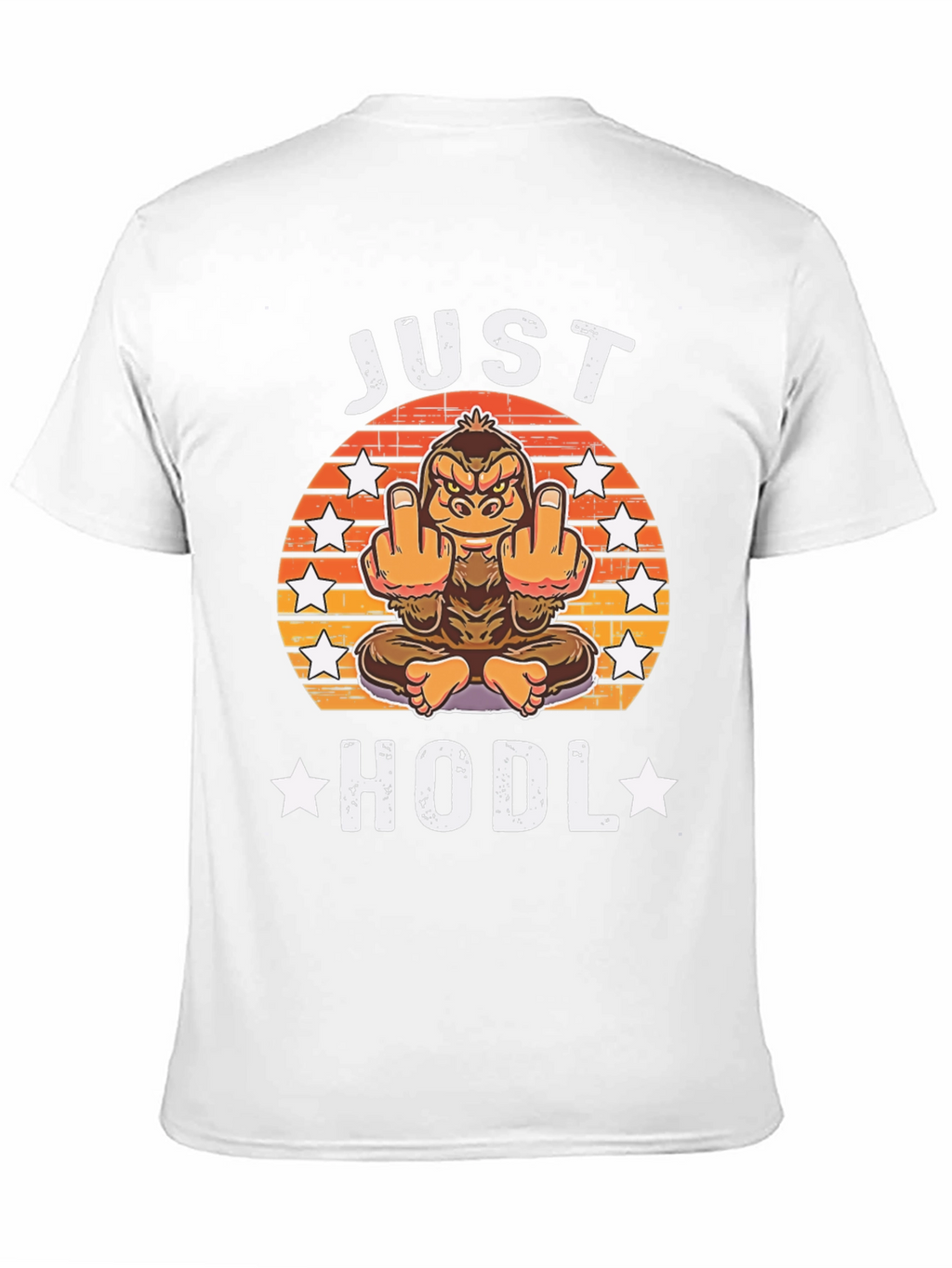 Just HODL T-Shirt - Funny Crypto Ape Design