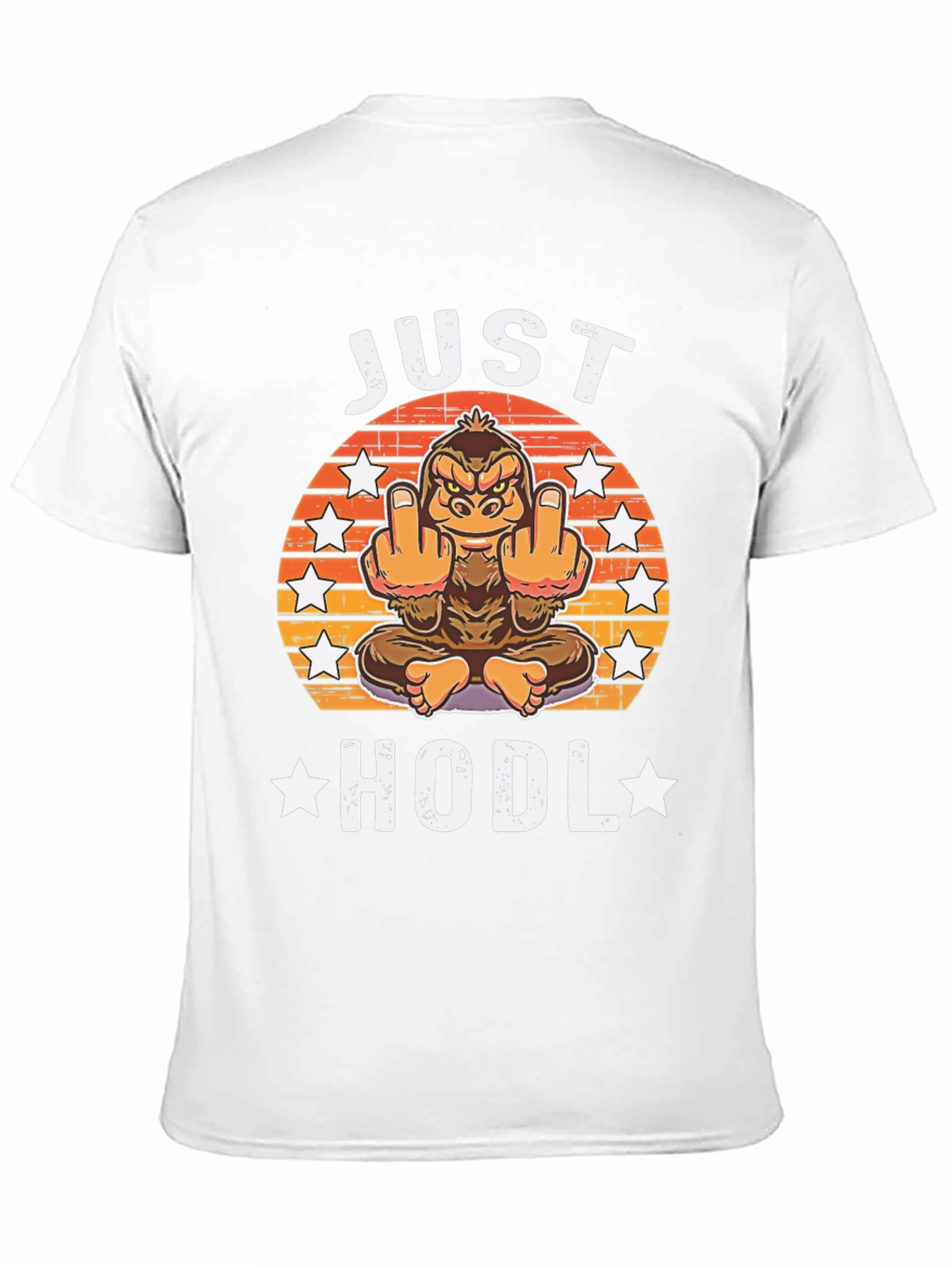 Just HODL T-Shirt - Funny Crypto Ape Design