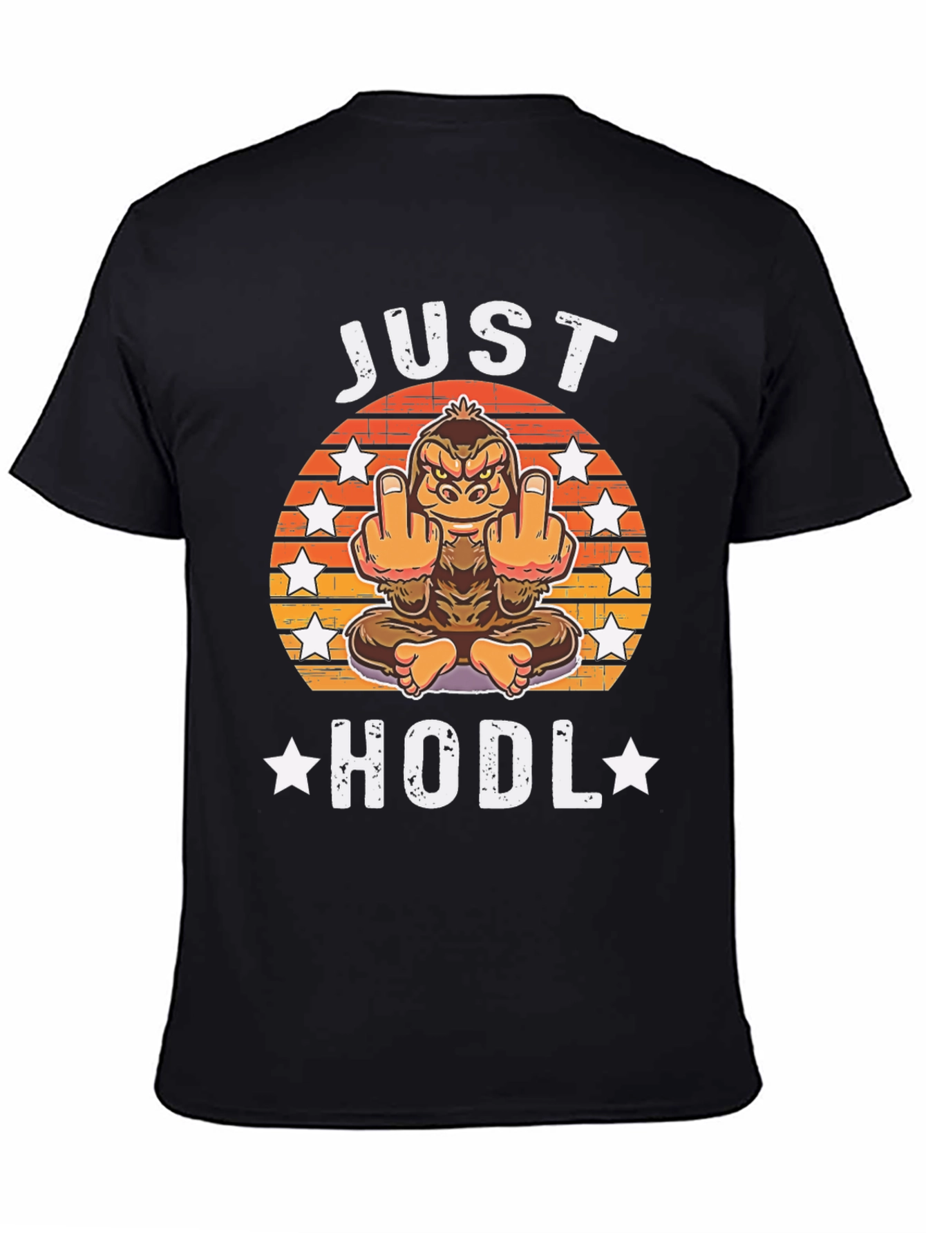 Just HODL T-Shirt - Funny Crypto Ape Design