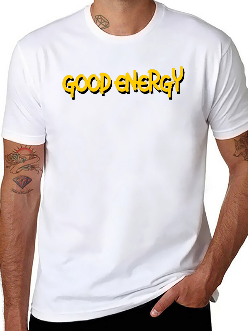 Good Energy Graphic Tee - Positive Vibes Shirt