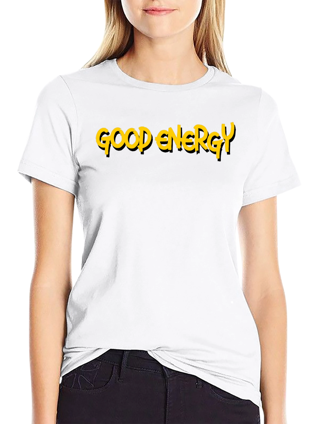 Good Energy Graphic Tee - Positive Vibes Shirt