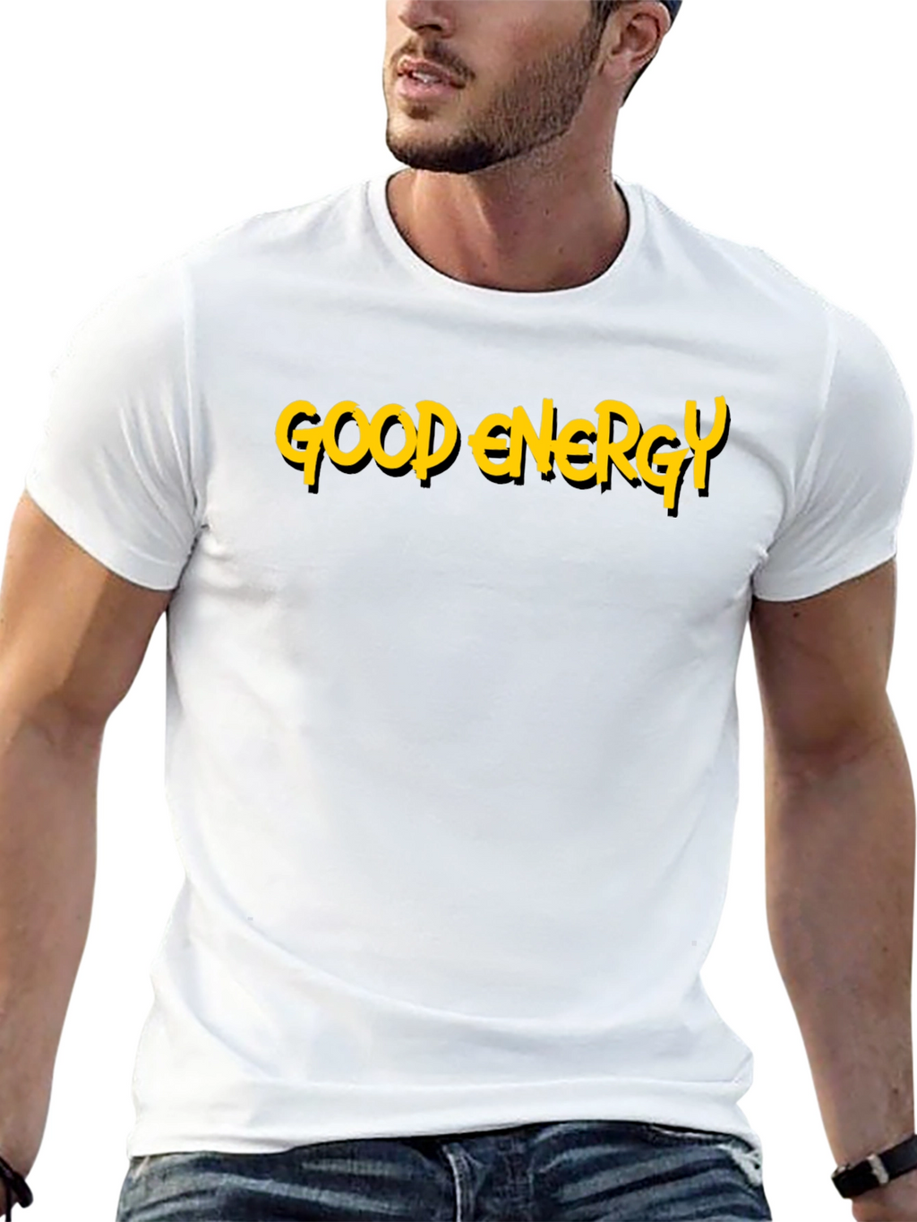 Good Energy Graphic Tee - Positive Vibes Shirt