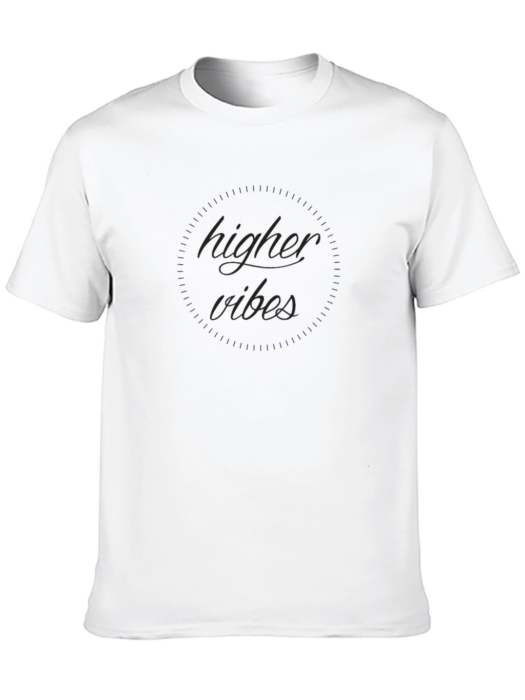 Higher Vibes Black T-Shirt Casual Comfort