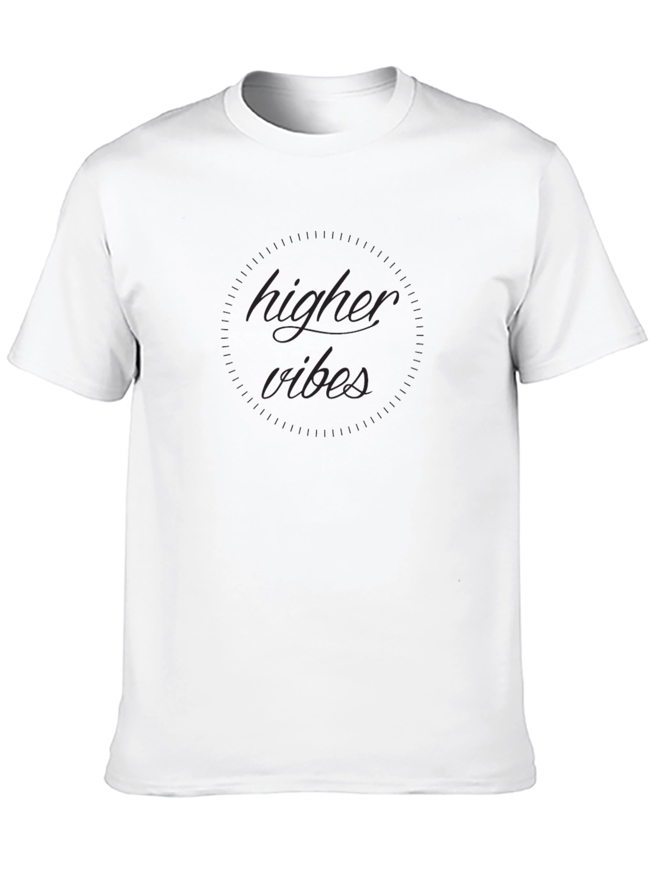 Higher Vibes Black T-Shirt Casual Comfort