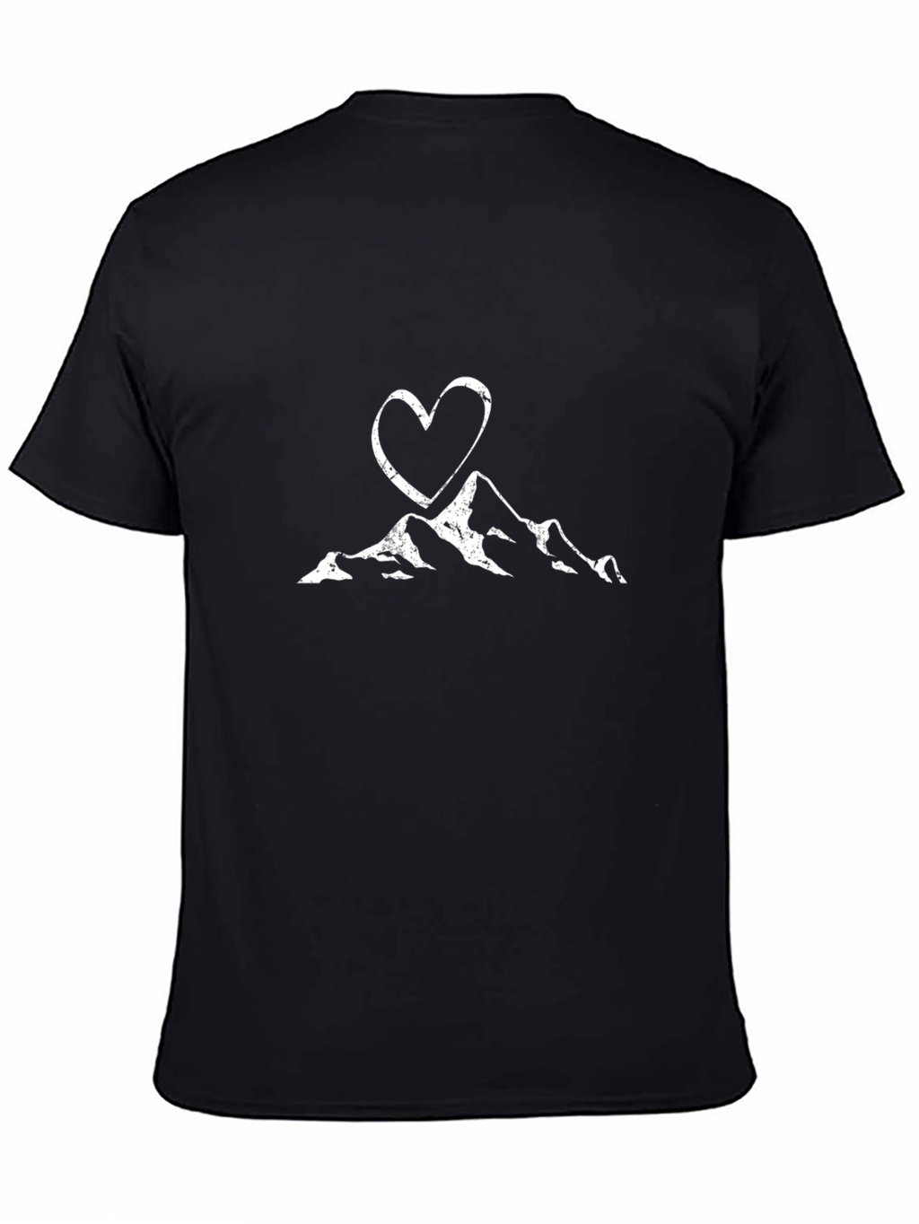 Mountain Heart Graphic Tee - Black