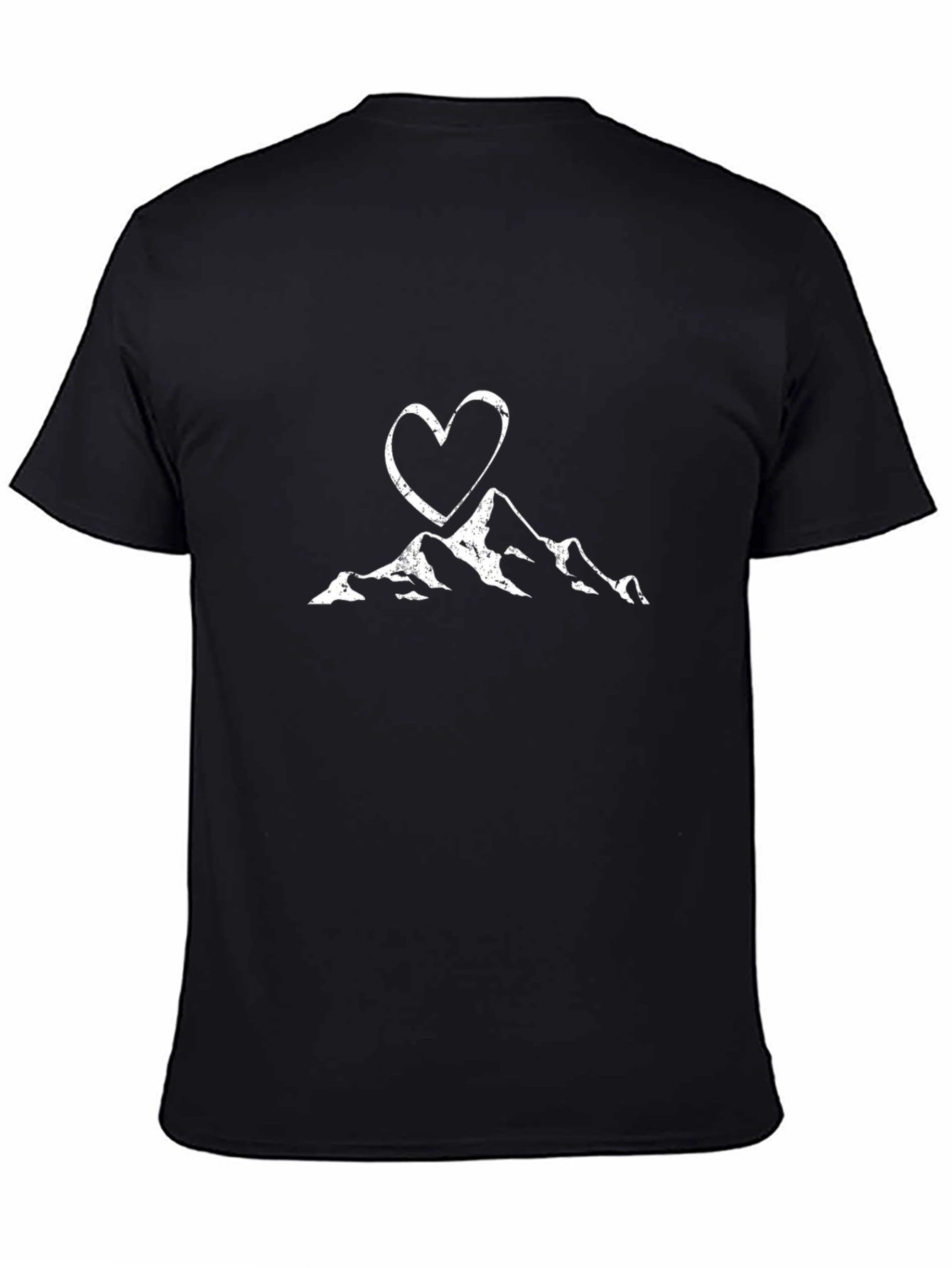 Mountain Heart Graphic Tee - Black