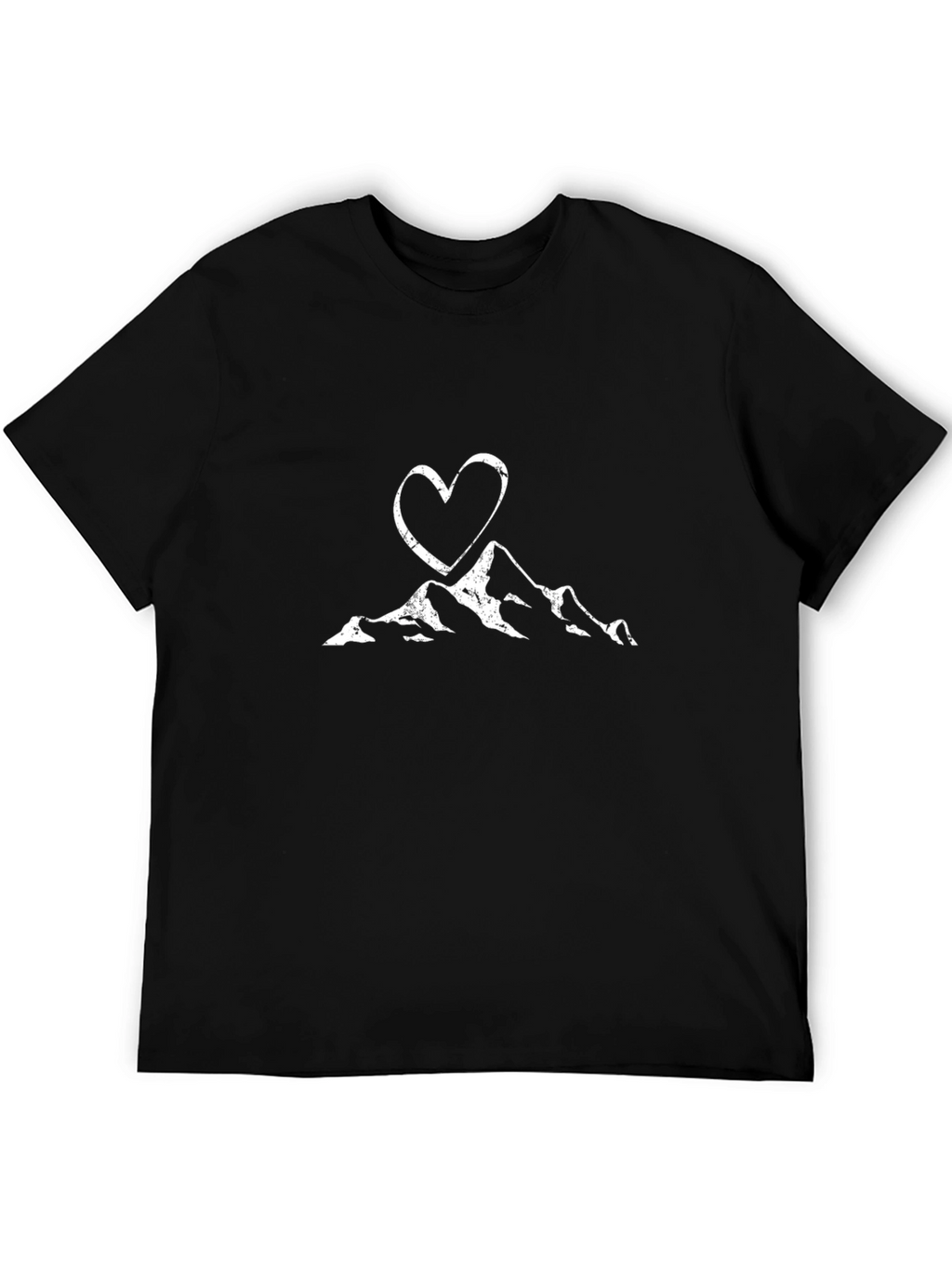 Mountain Heart Graphic Tee - Black