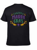 Mardi Gras T-Shirt - Happy Mardi Gras Graphic Tee