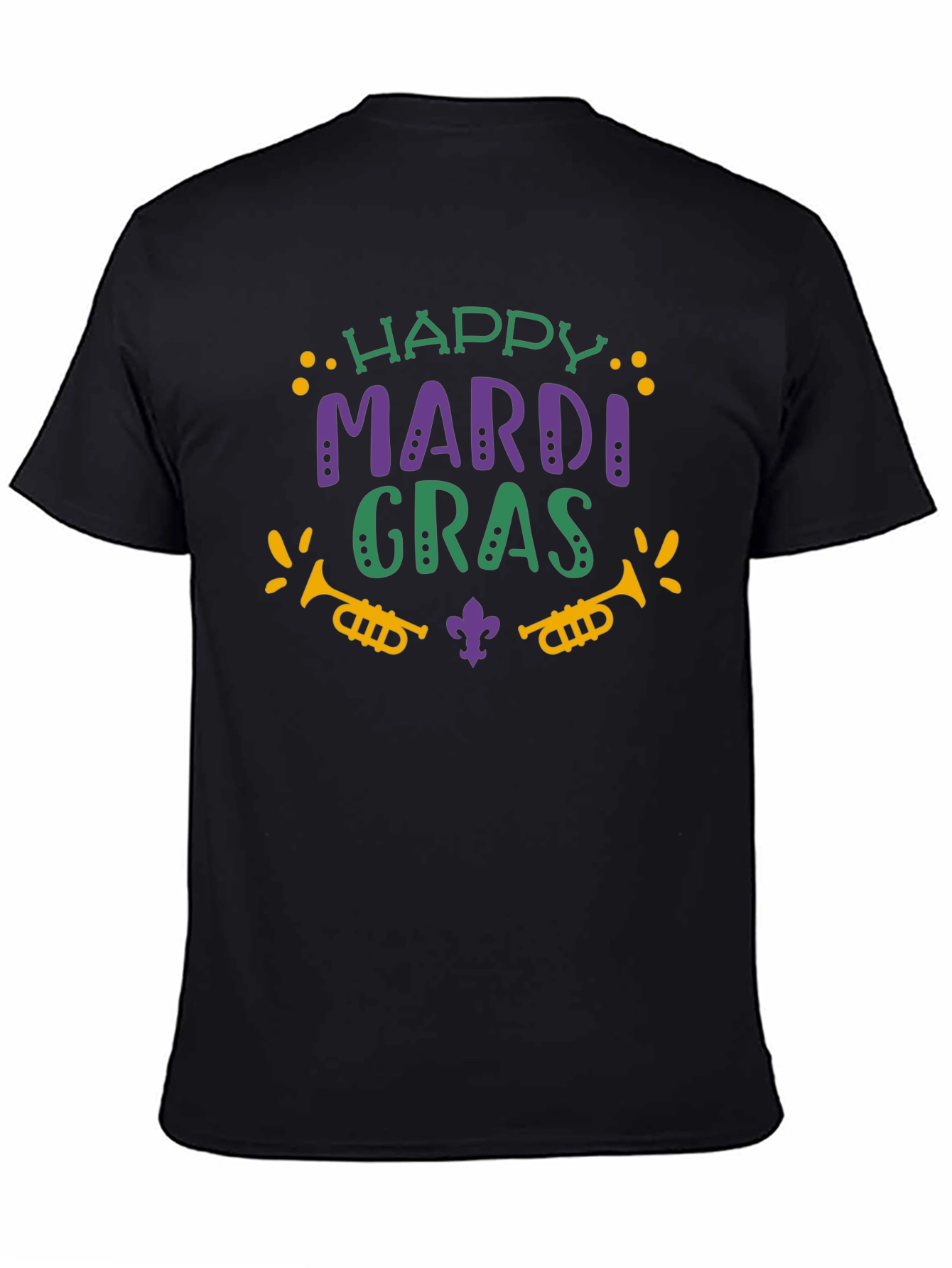 Mardi Gras T-Shirt - Happy Mardi Gras Graphic Tee