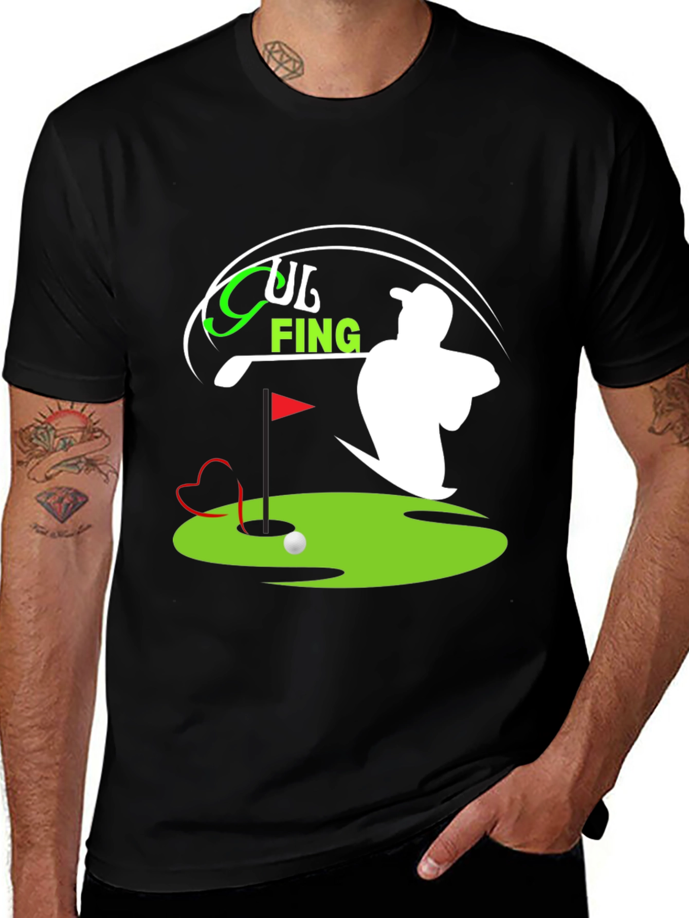 Golfing Tee: Heart of the Game