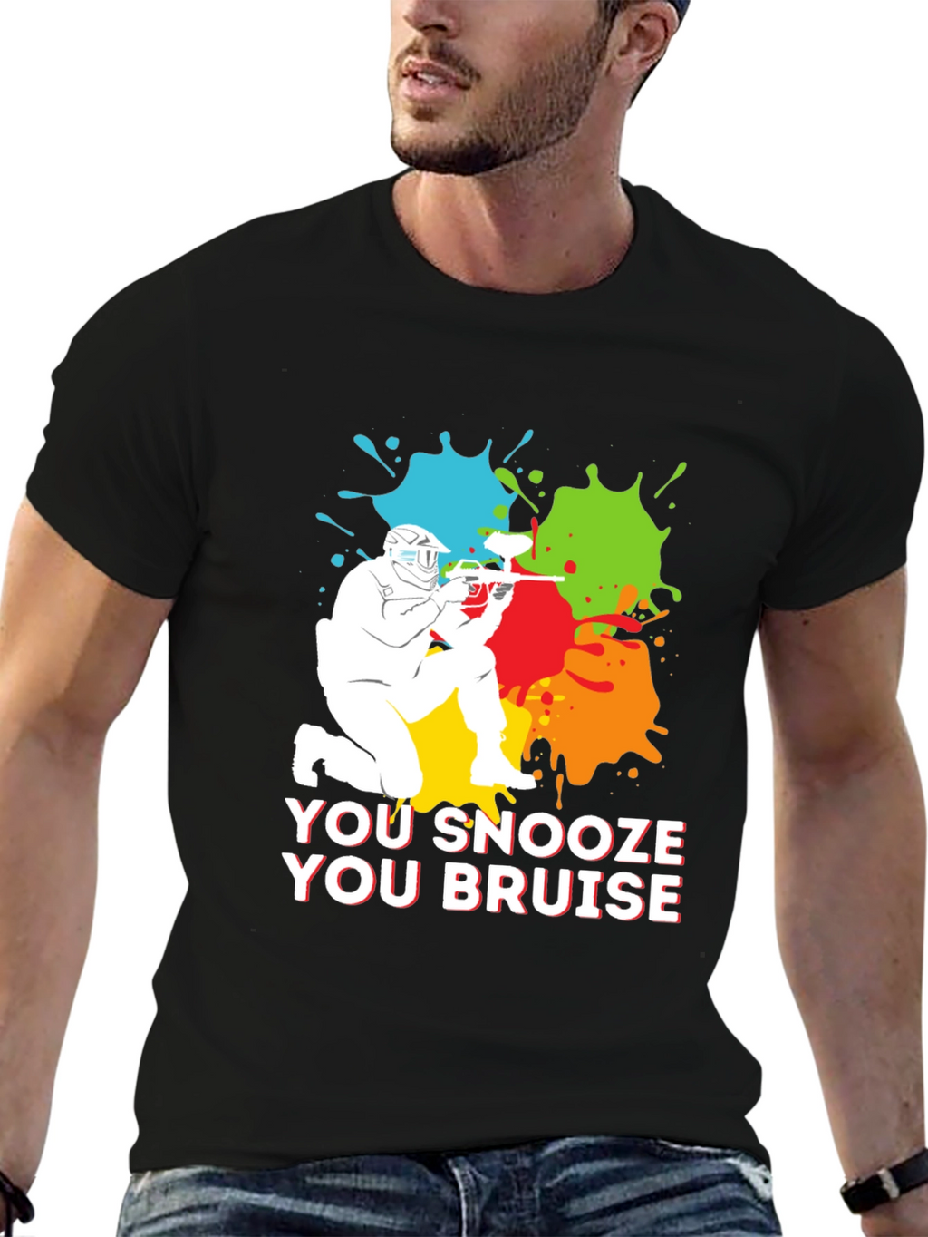 You Snooze You Bruise Paintball T-Shirt