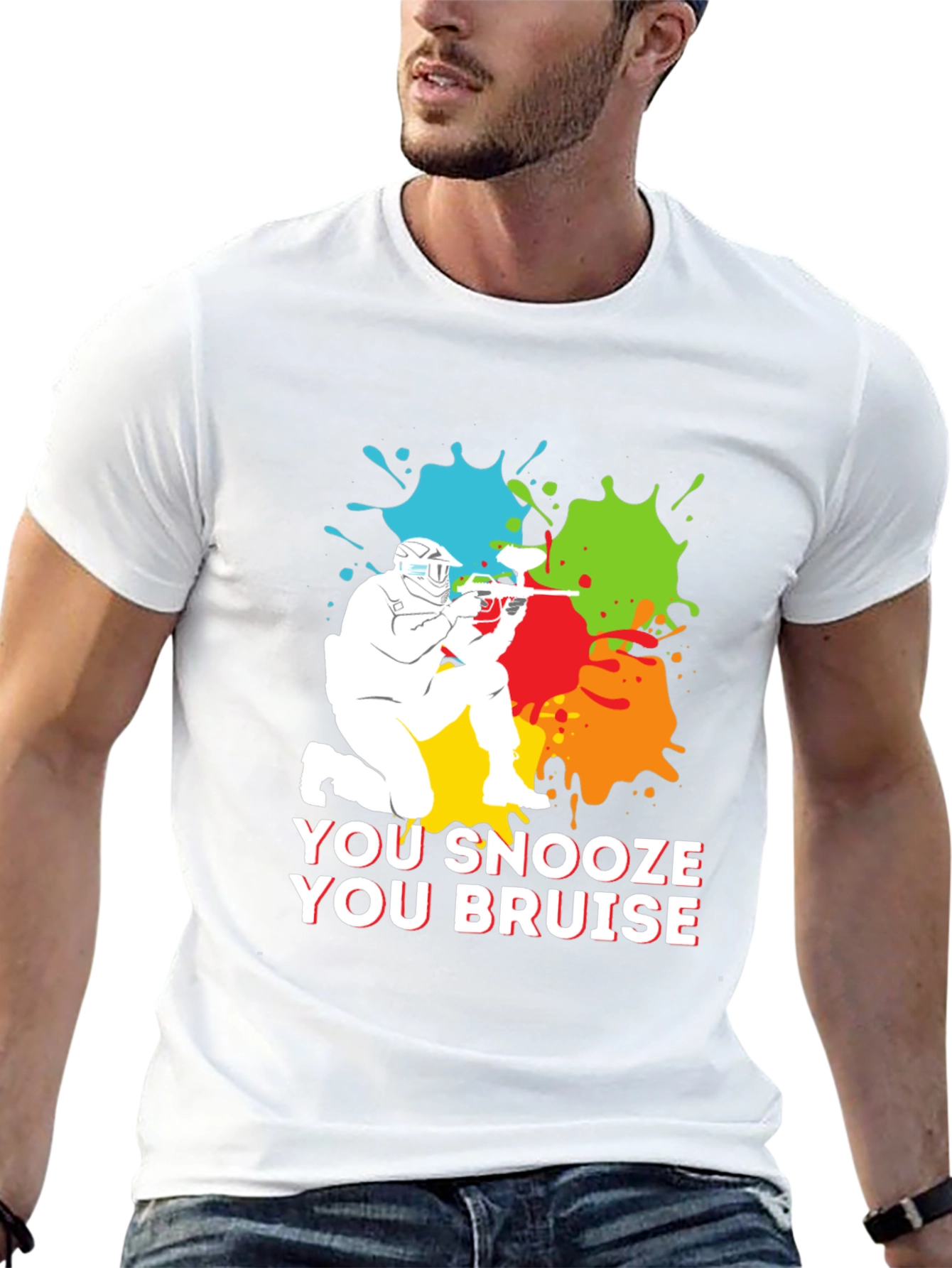 You Snooze You Bruise Paintball T-Shirt