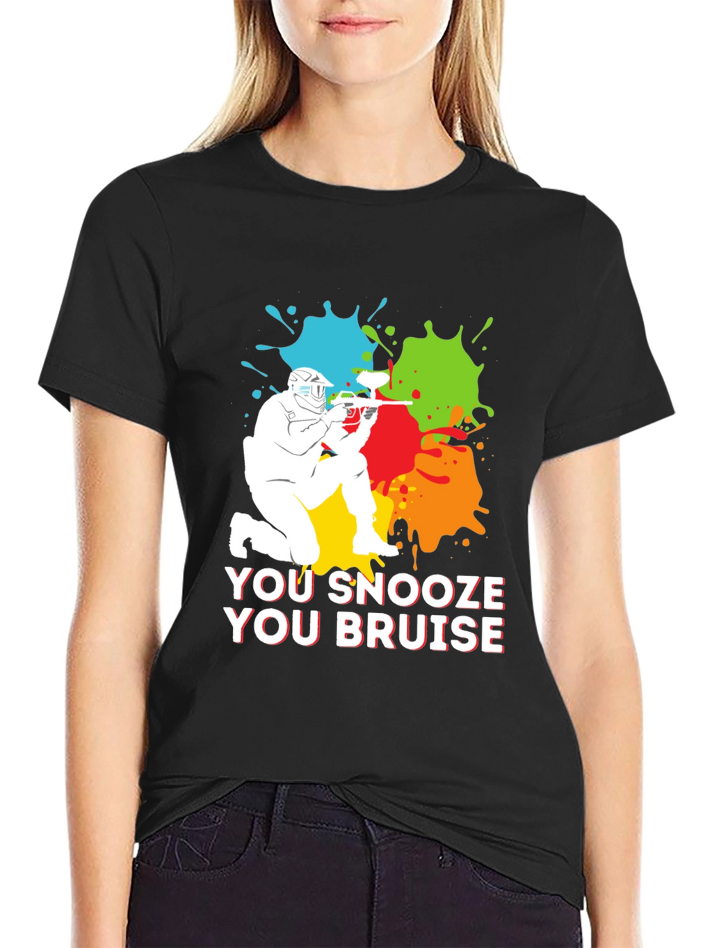 You Snooze You Bruise Paintball T-Shirt